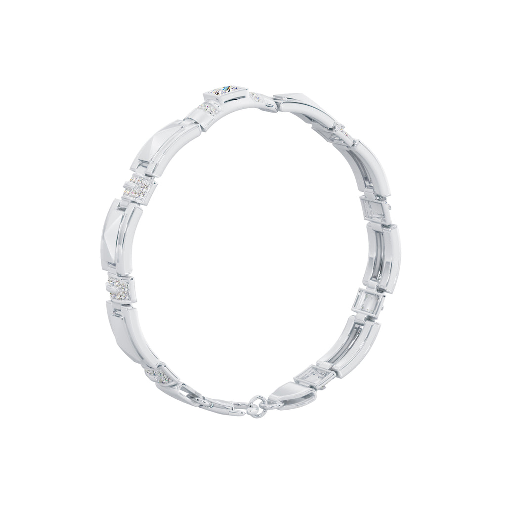 Obsidian Crest Bracelet