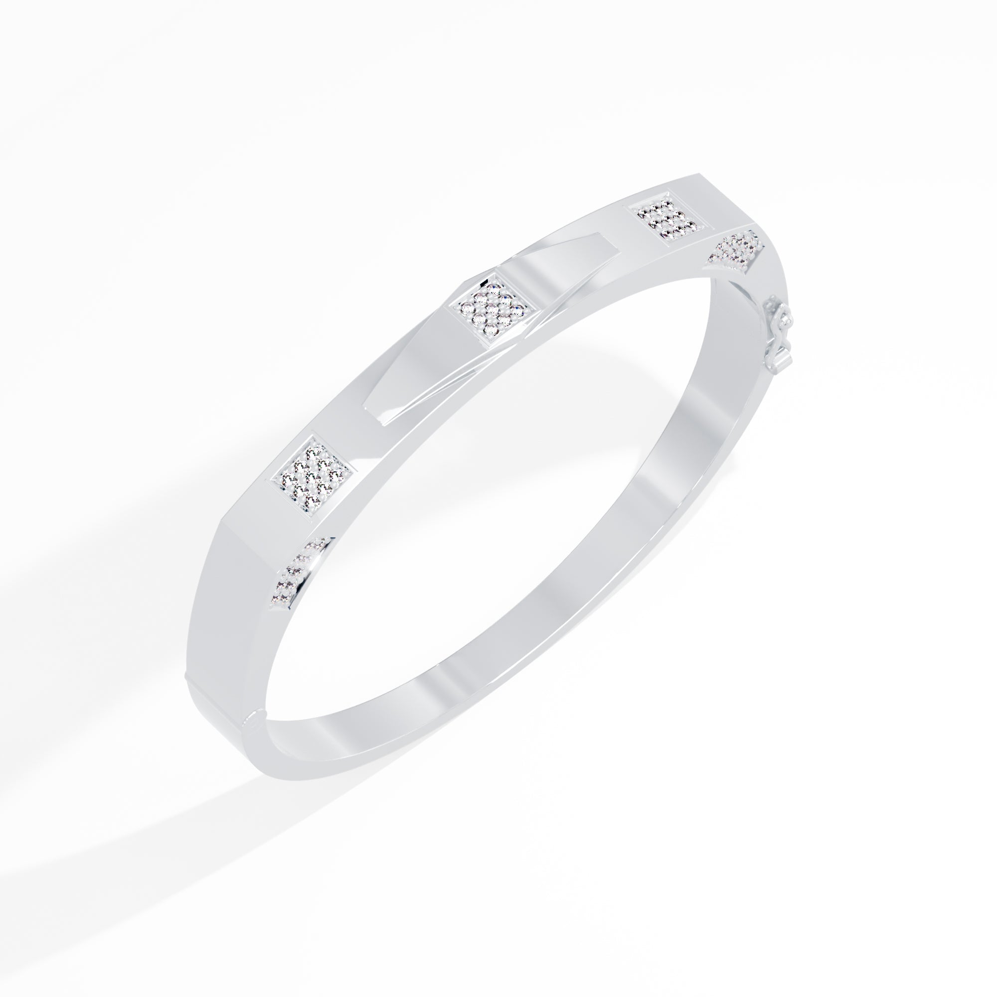 Platinum Crest Bracelet
