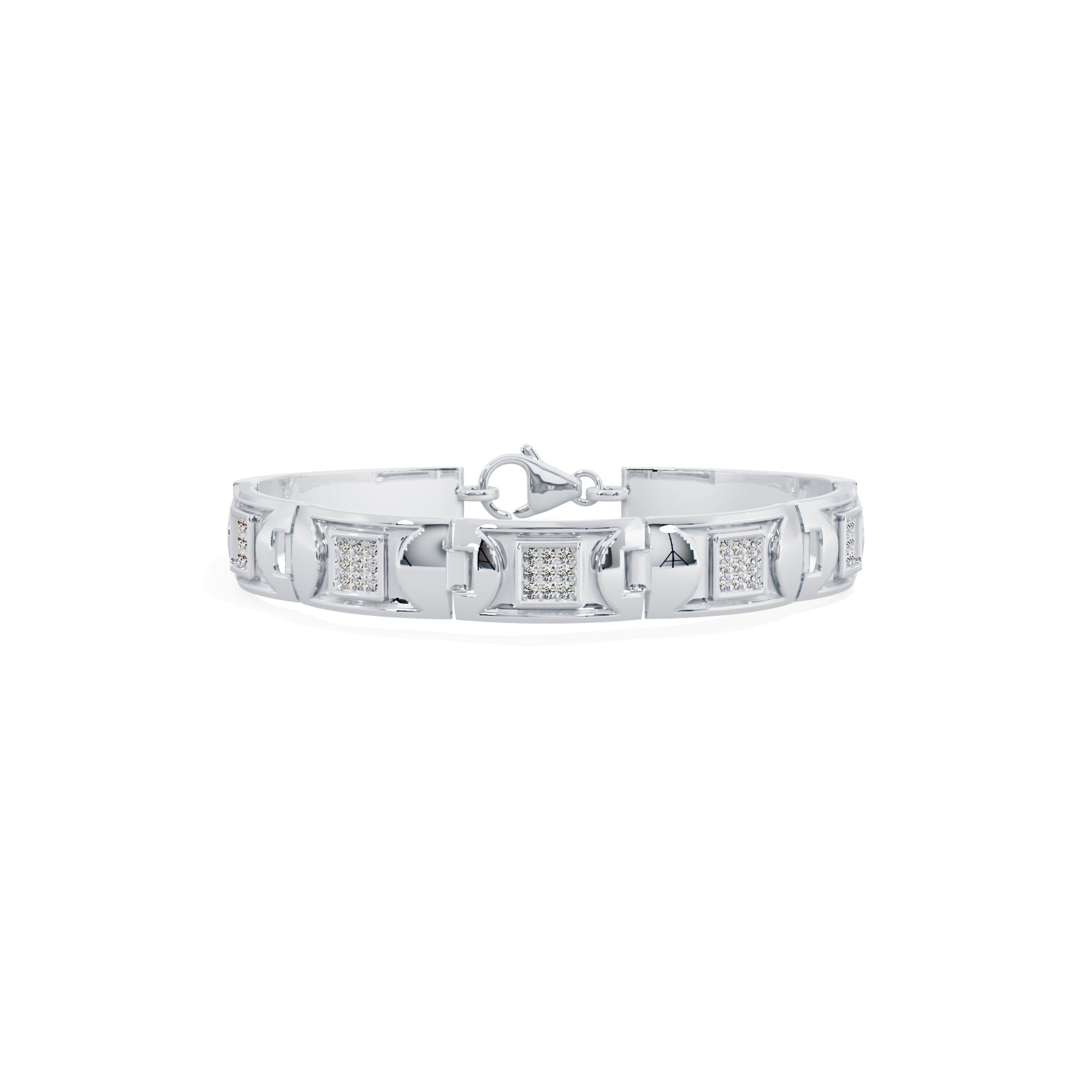 Sterling Crown Bracelet