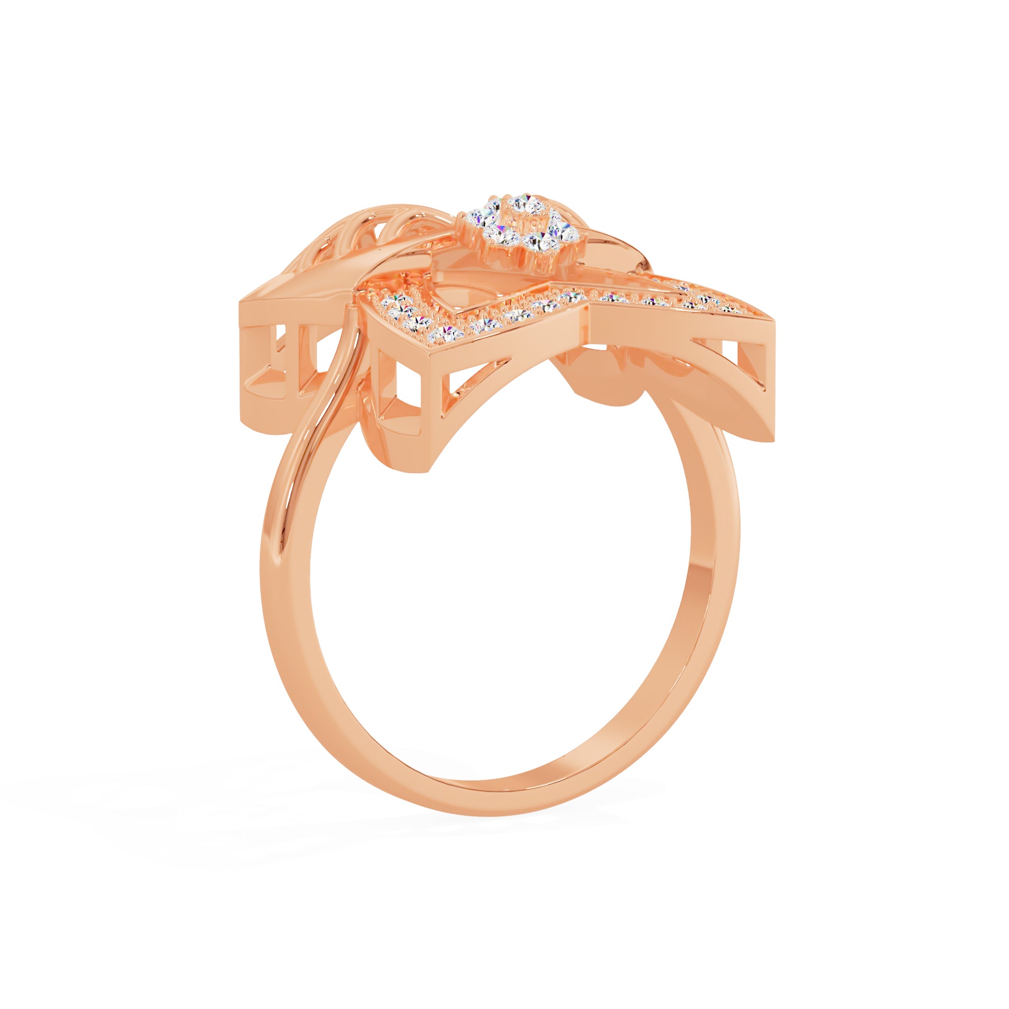 Mist Solitaire Ring