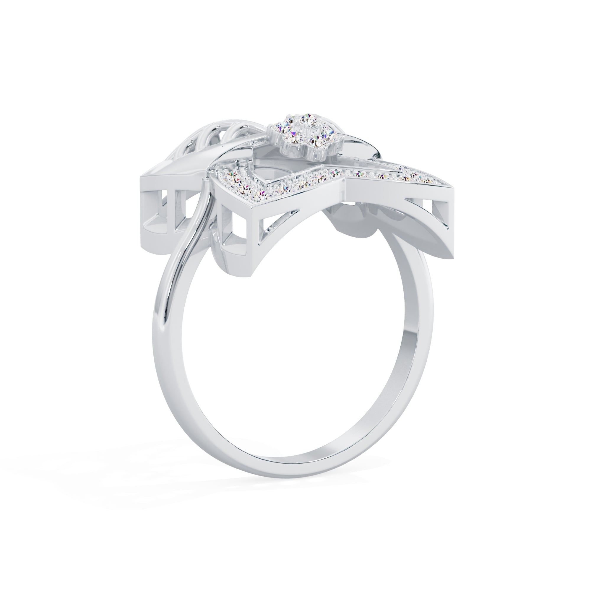 Mist Solitaire Ring