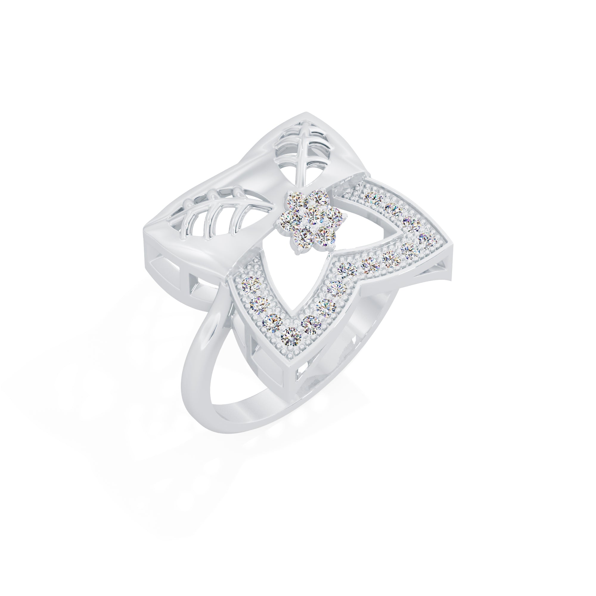 Mist Solitaire Ring