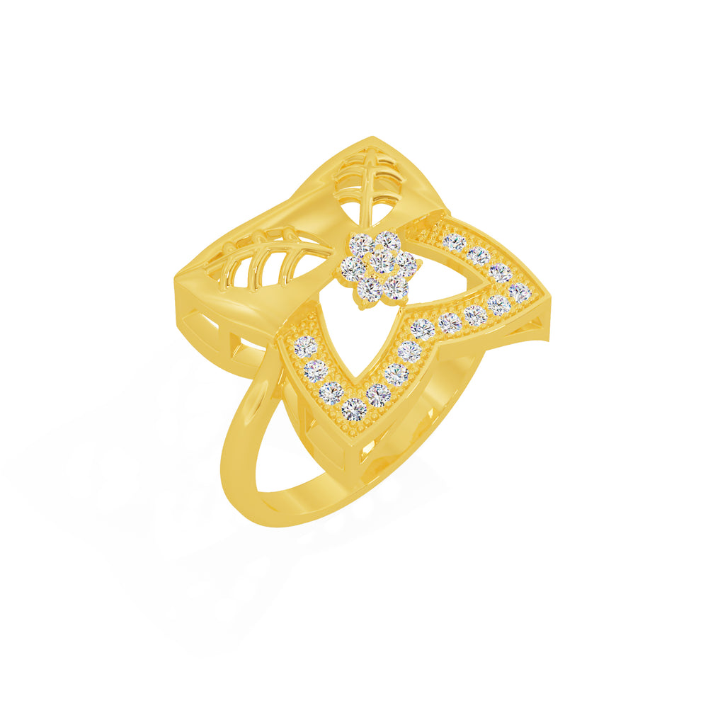 Mist Solitaire Ring