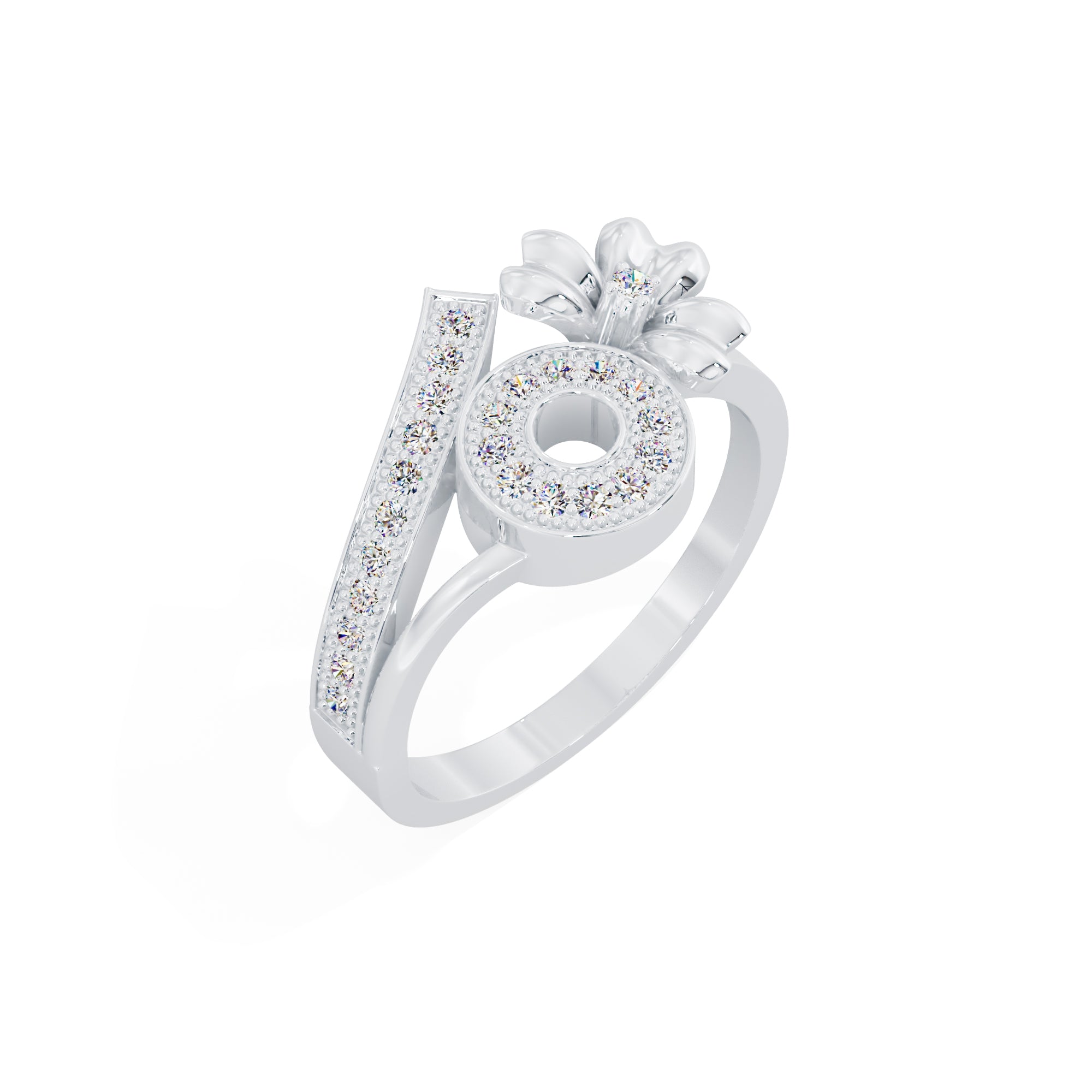 Blush Crest Ring
