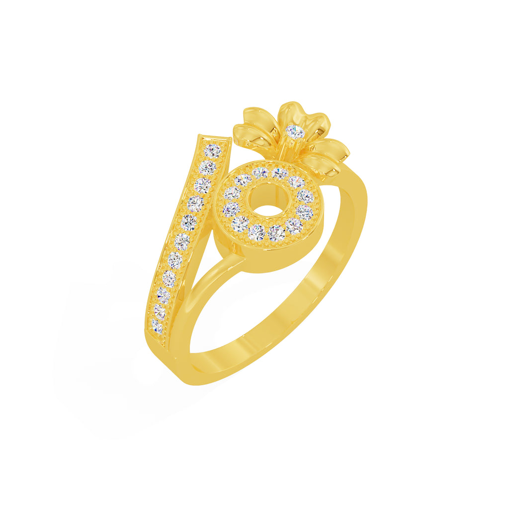 Blush Crest Ring