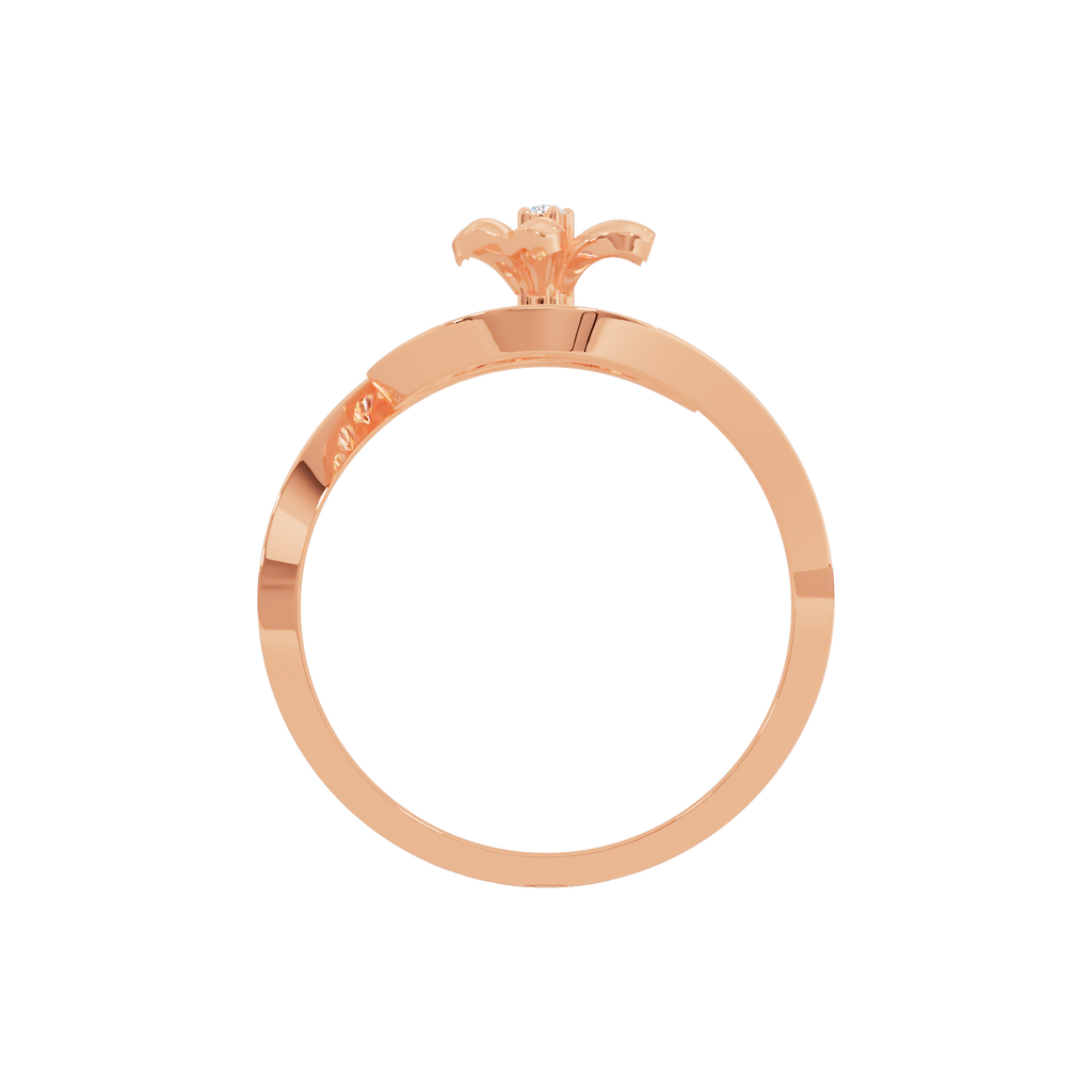 Orchid Crown Ring