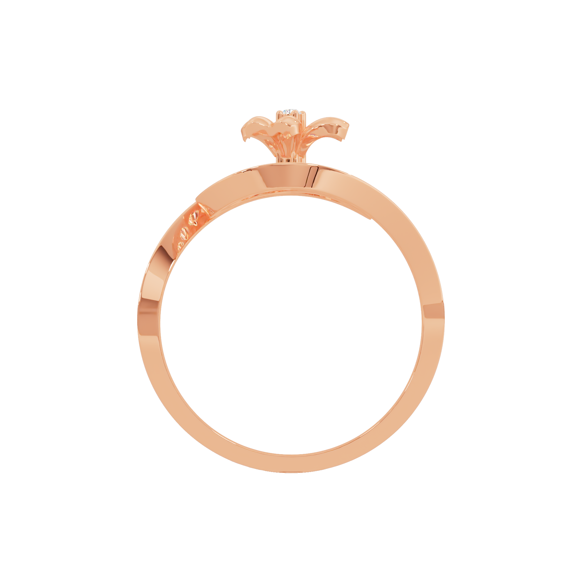 Orchid Crown Ring