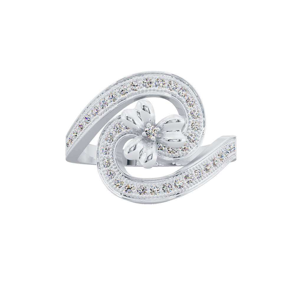 Orchid Crown Ring