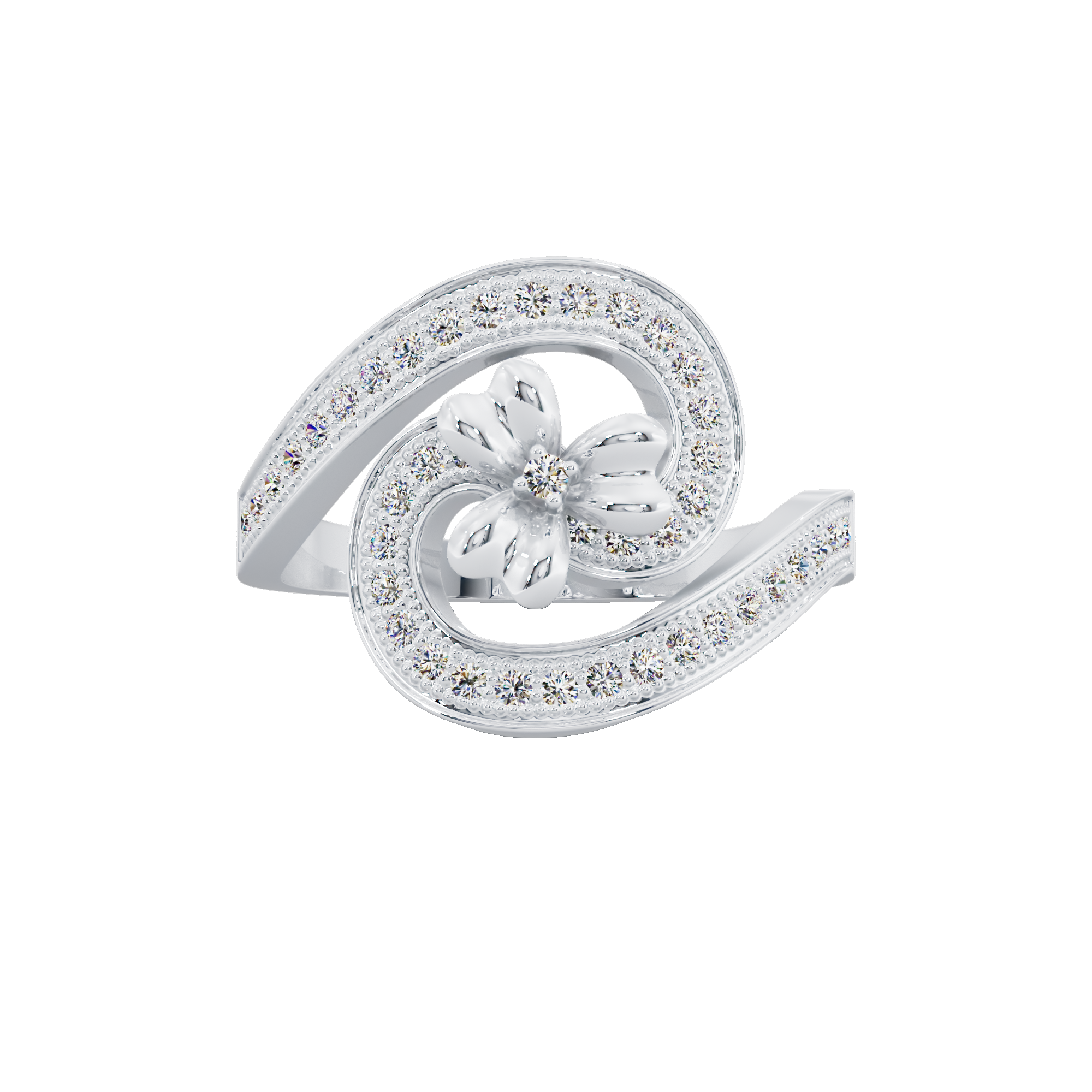 Orchid Crown Ring