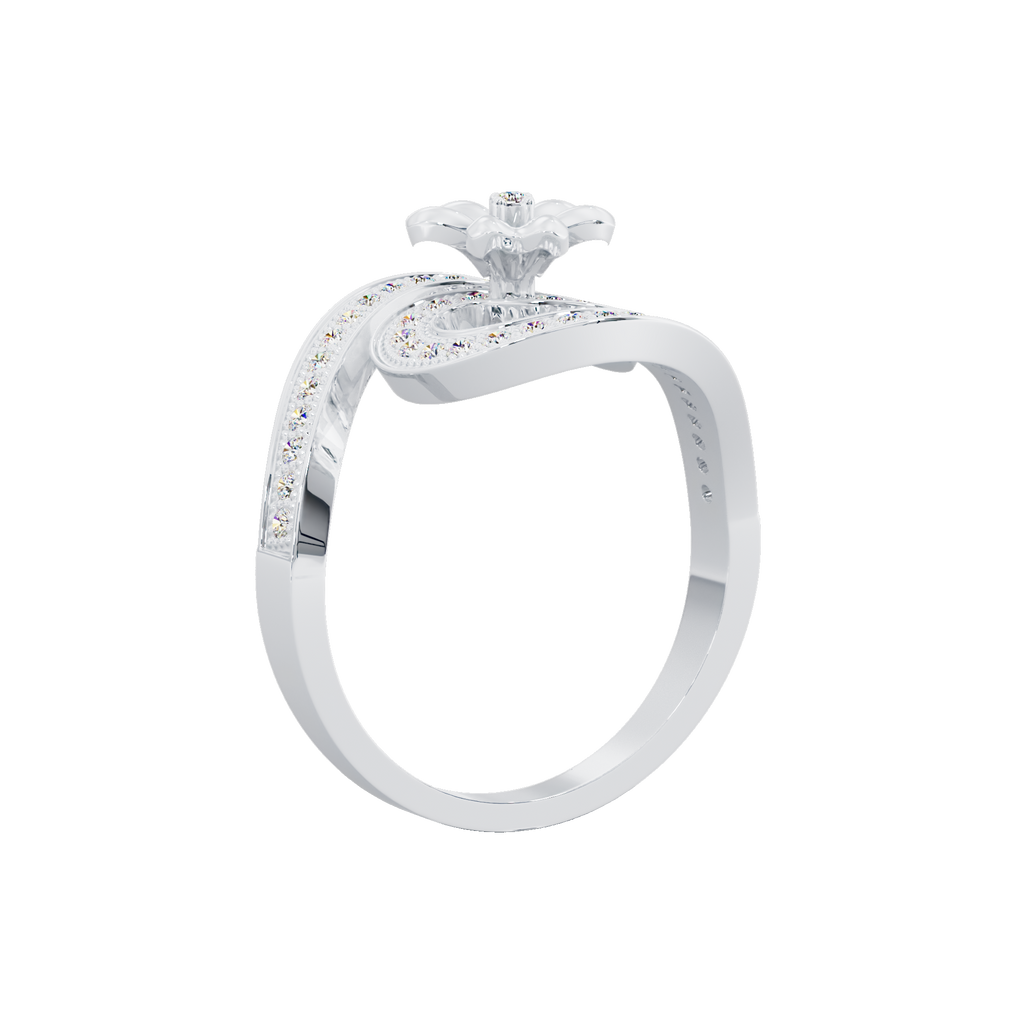 Orchid Crown Ring