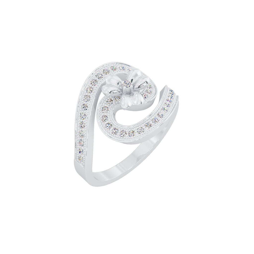 Orchid Crown Ring