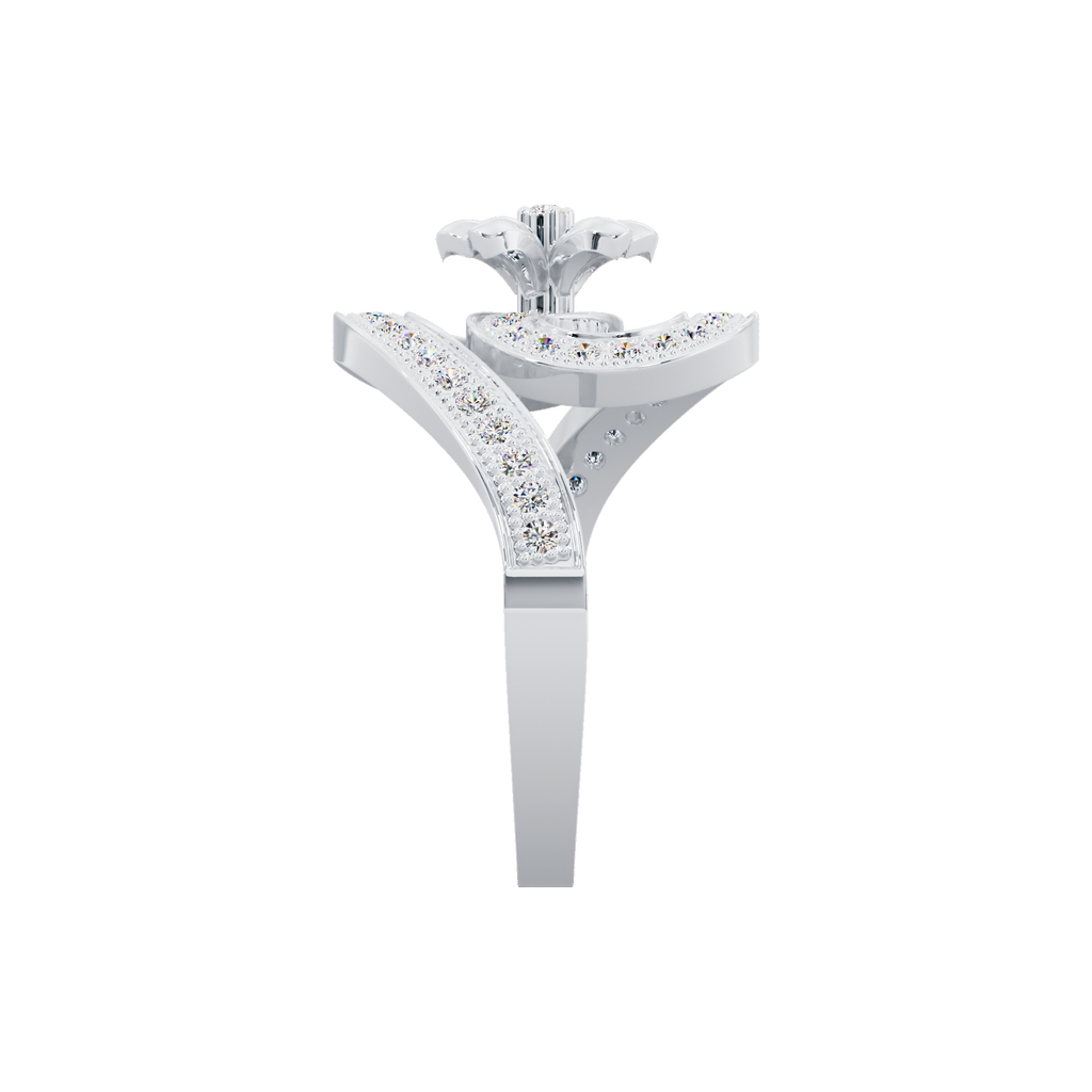 Orchid Crown Ring