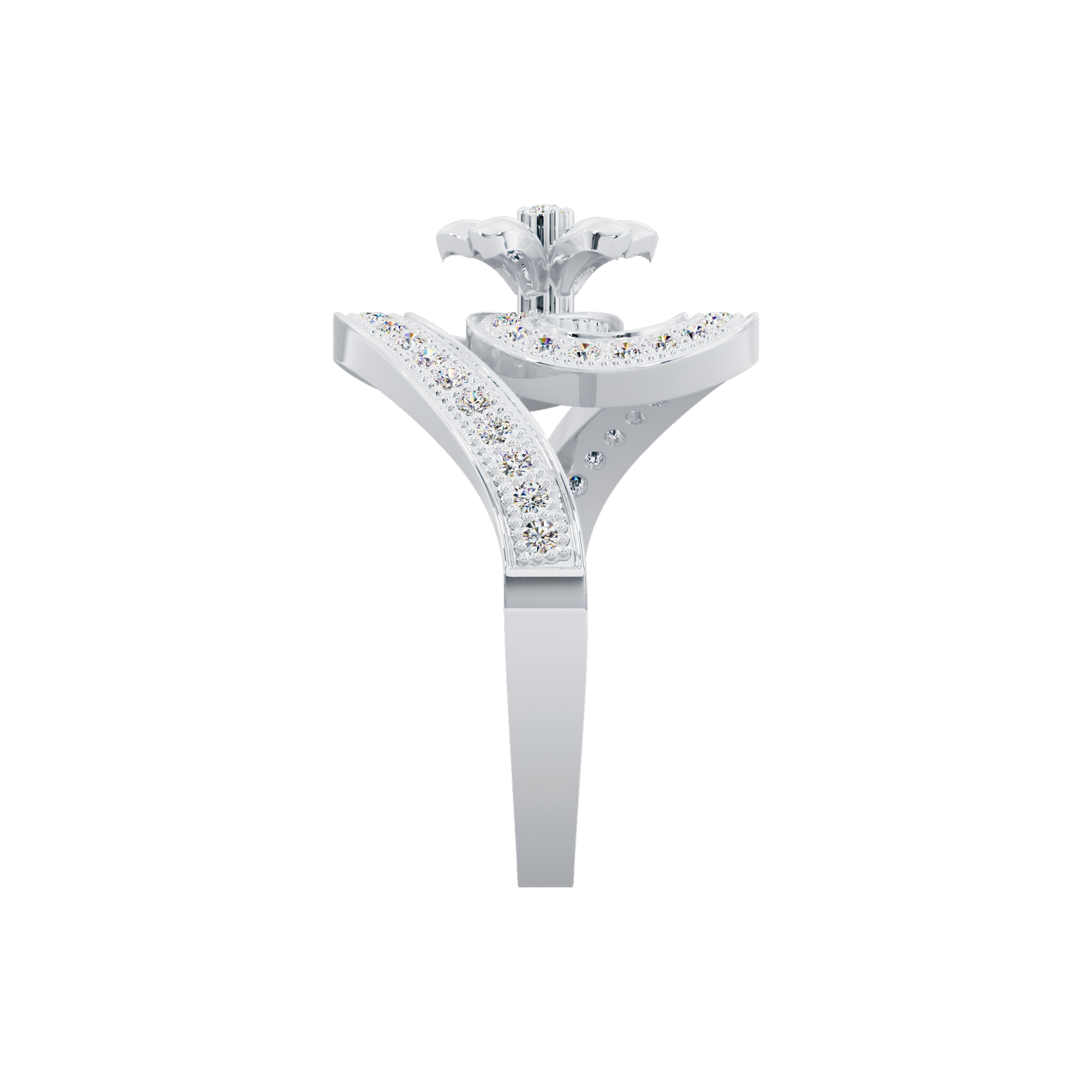 Orchid Crown Ring