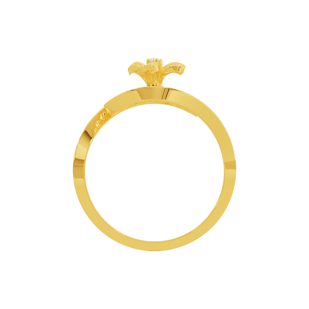 Orchid Crown Ring
