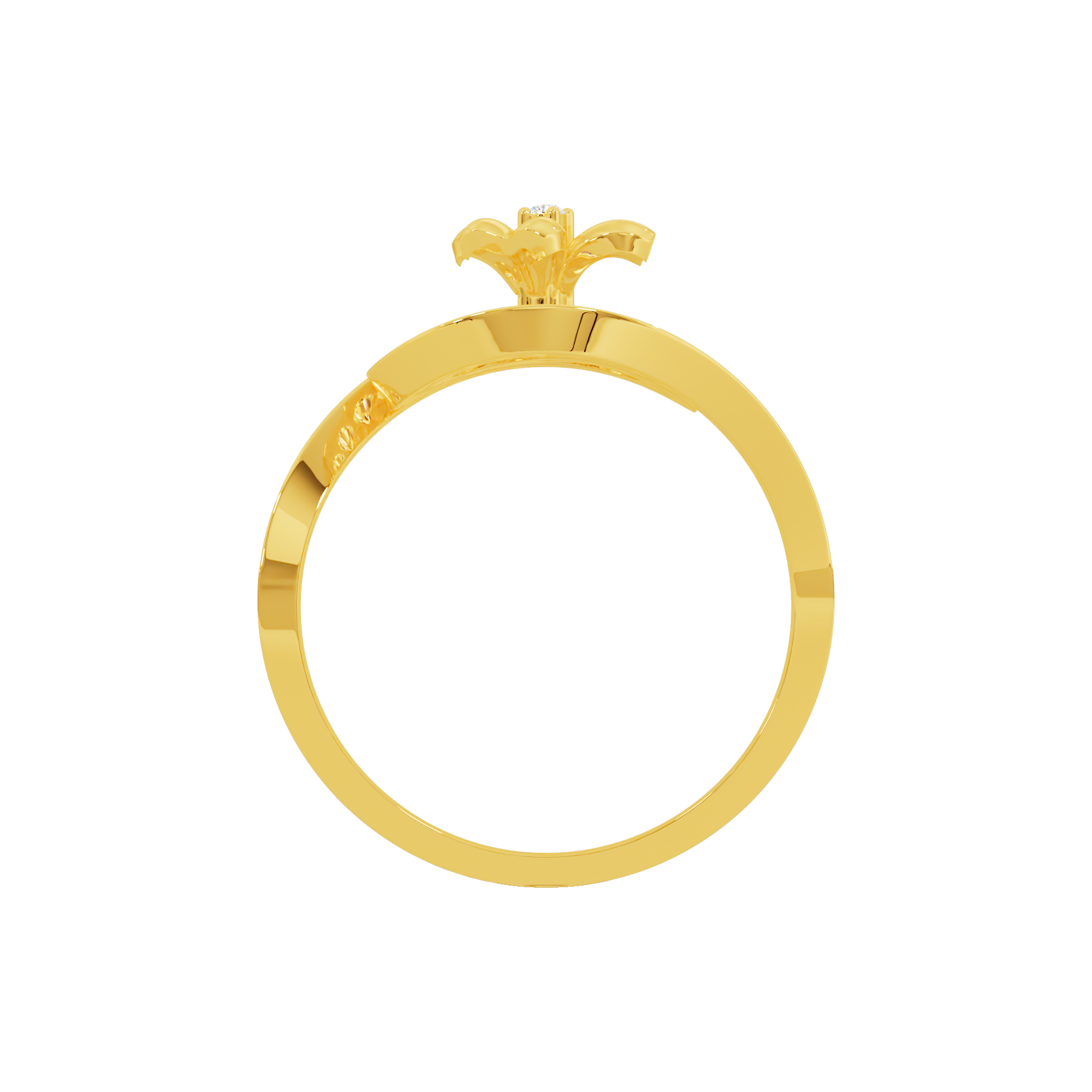 Orchid Crown Ring