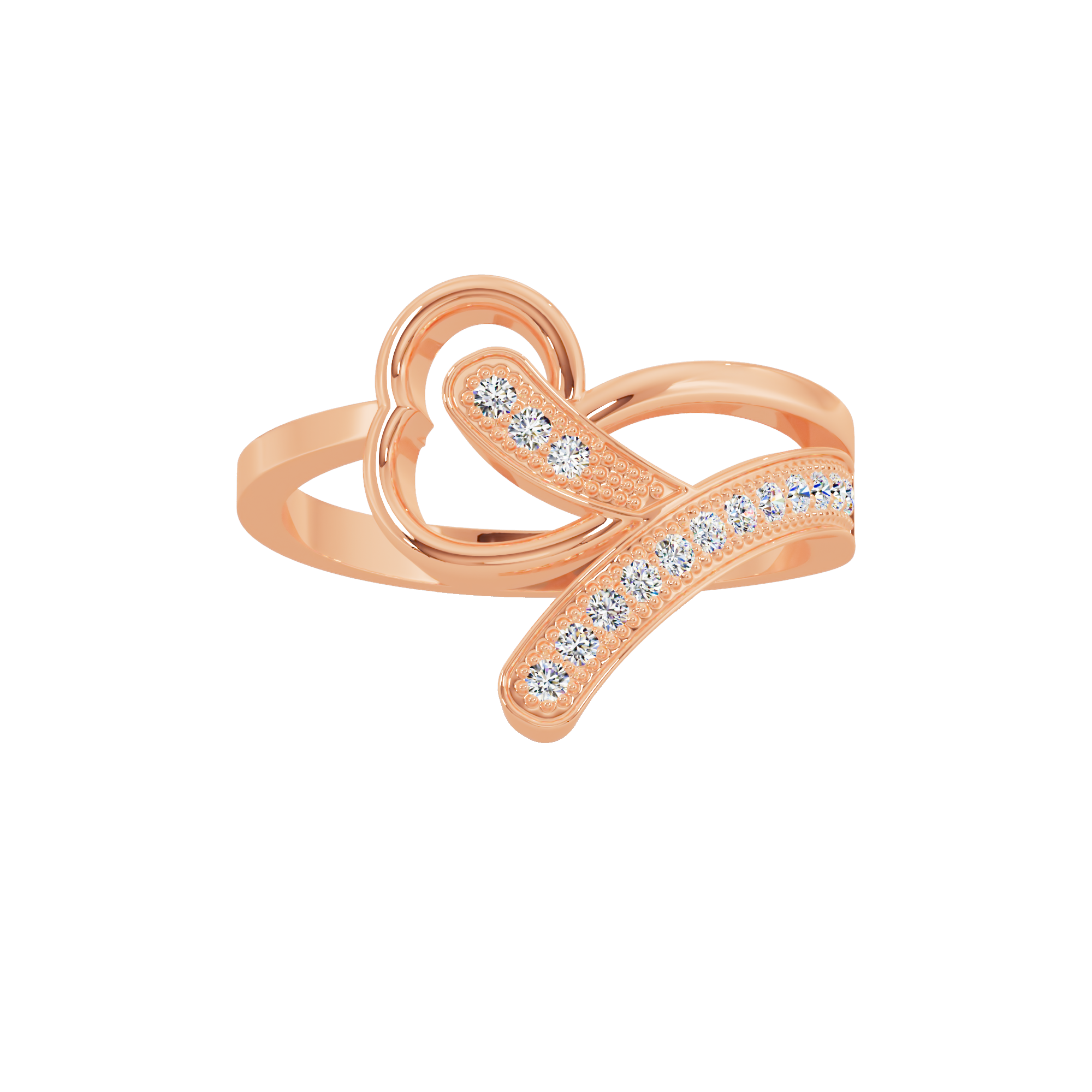 Clover Halo Ring