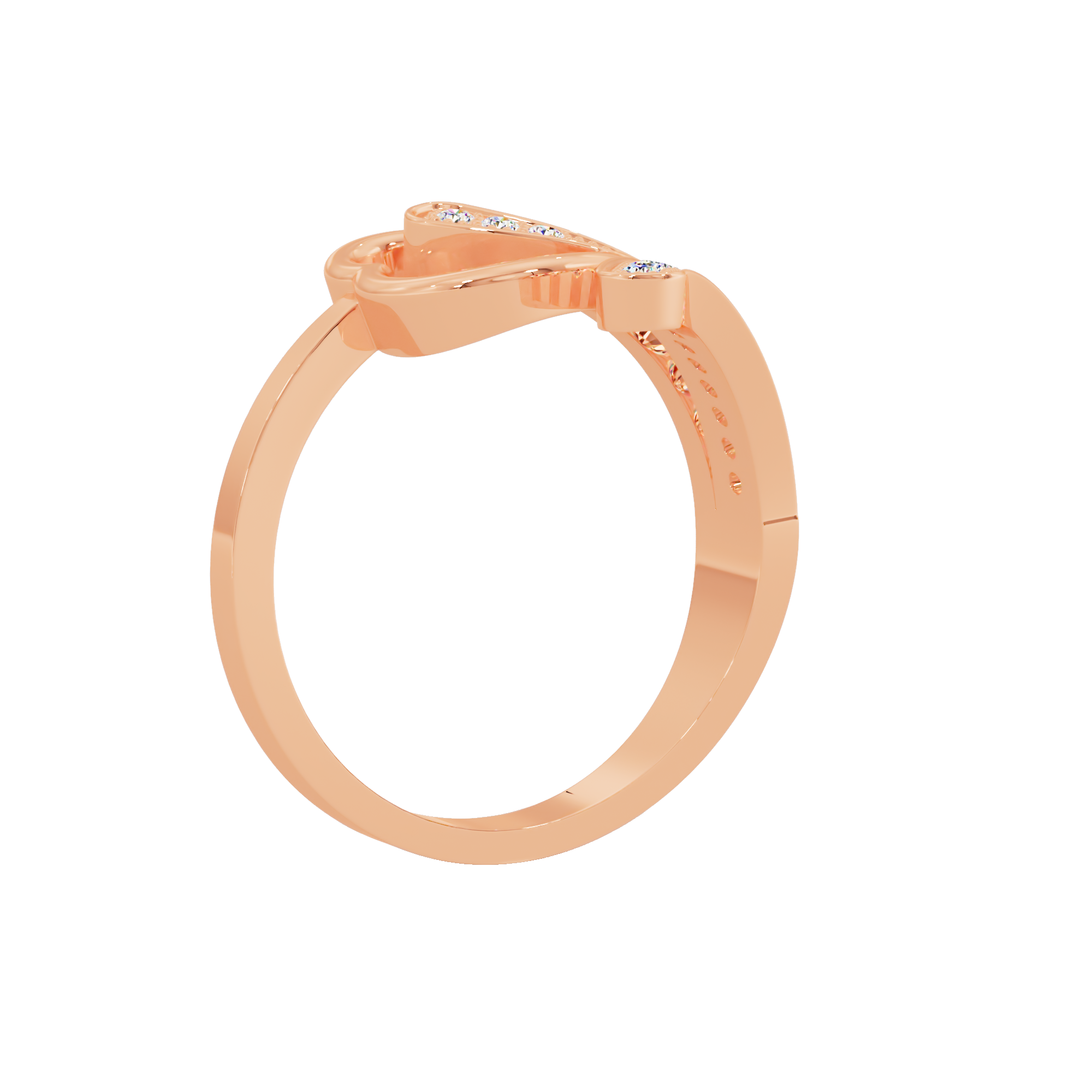 Clover Halo Ring