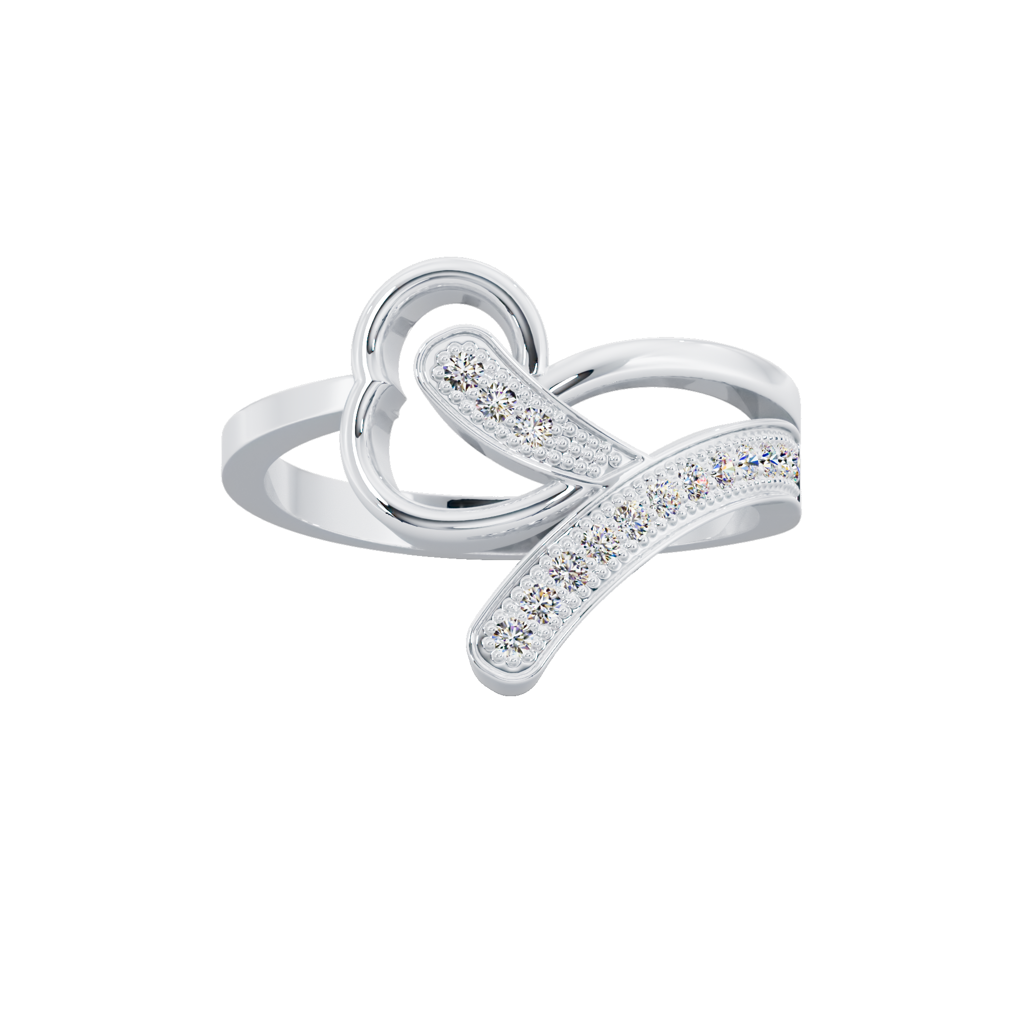 Clover Halo Ring