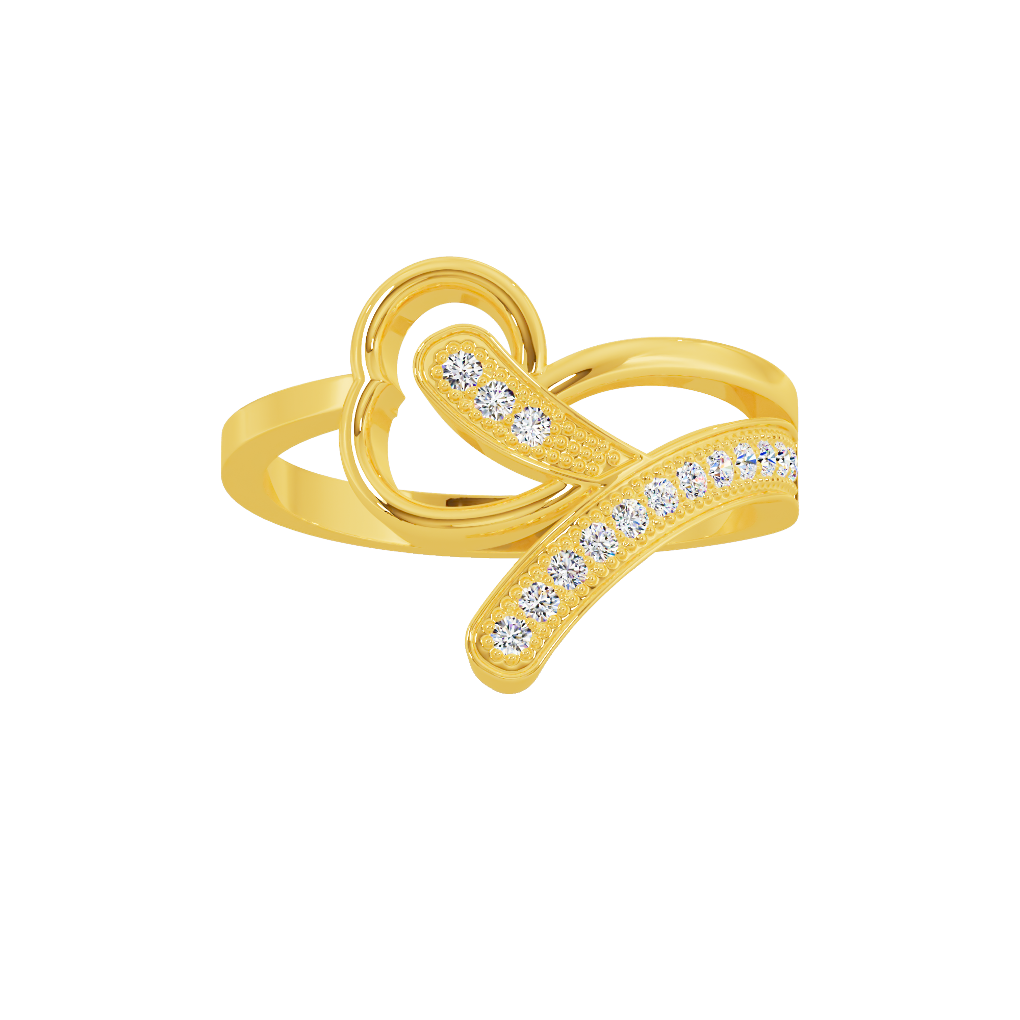 Clover Halo Ring