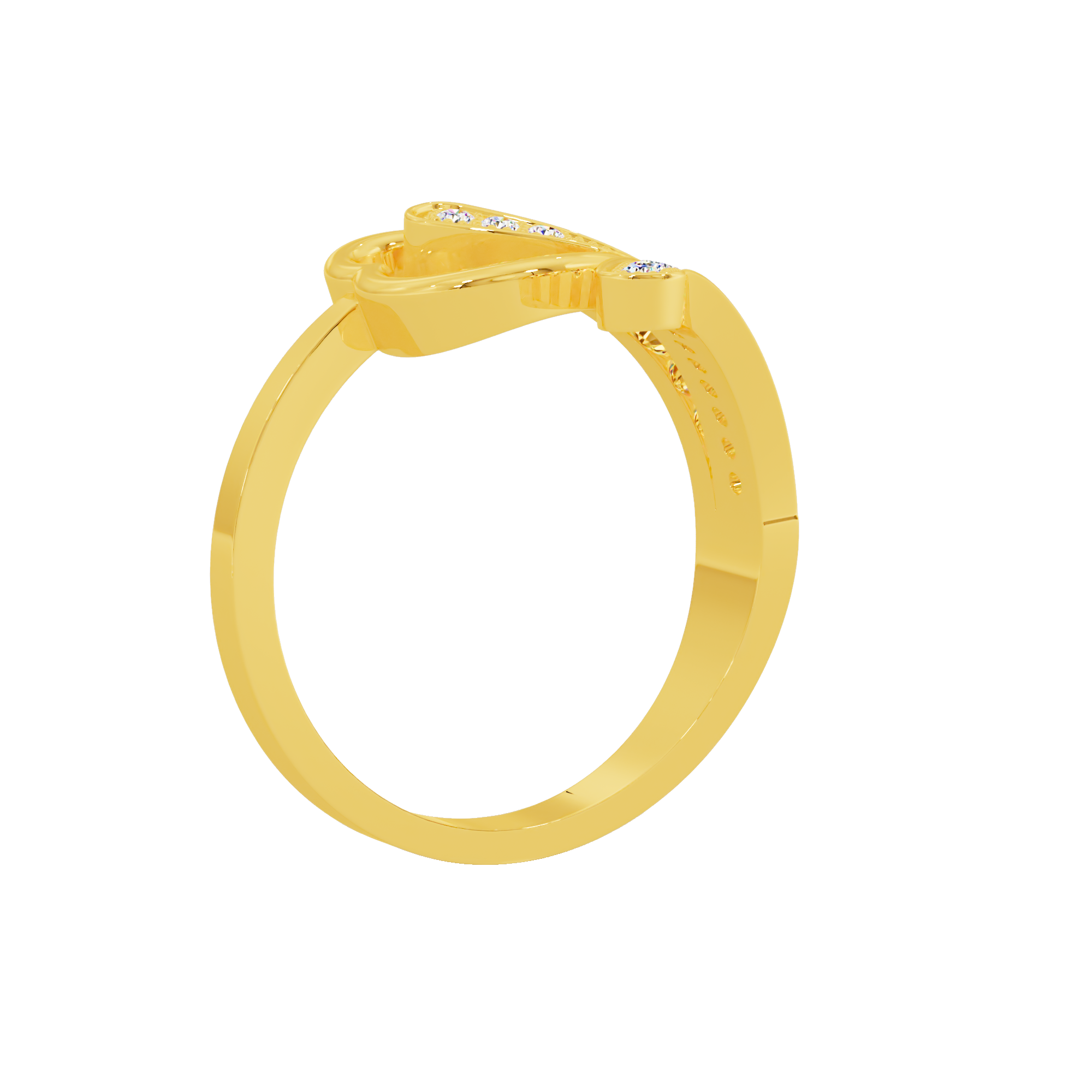 Clover Halo Ring