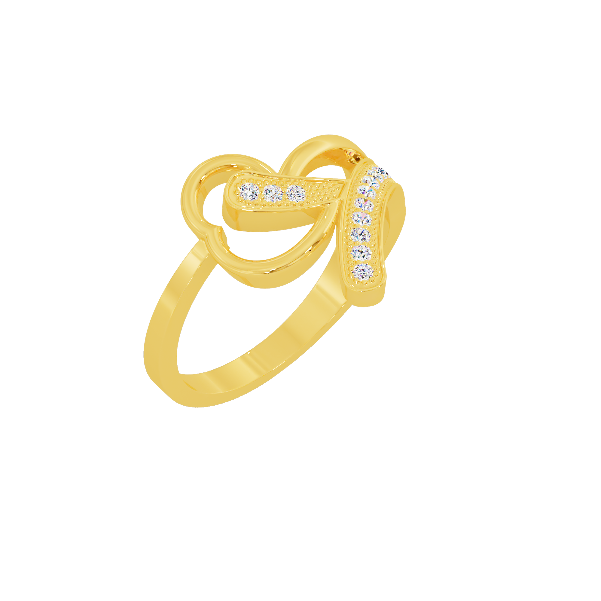 Clover Halo Ring