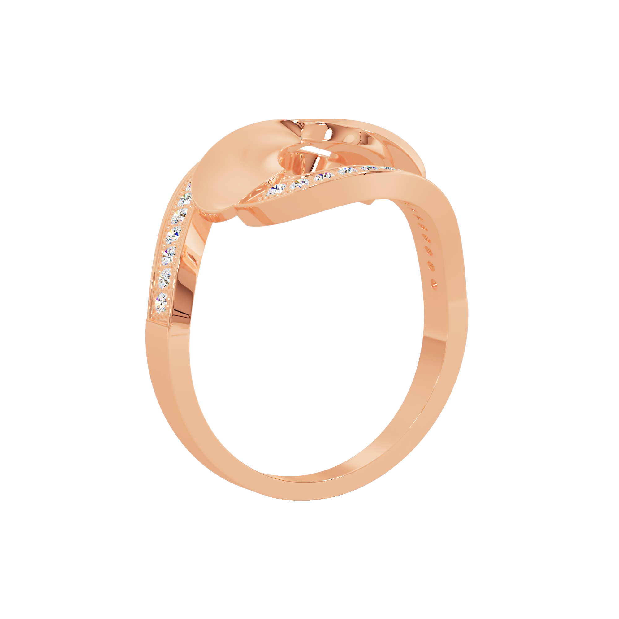 Fleur Solitaire Ring