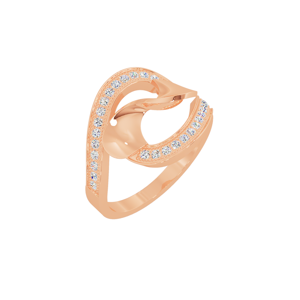 Fleur Solitaire Ring
