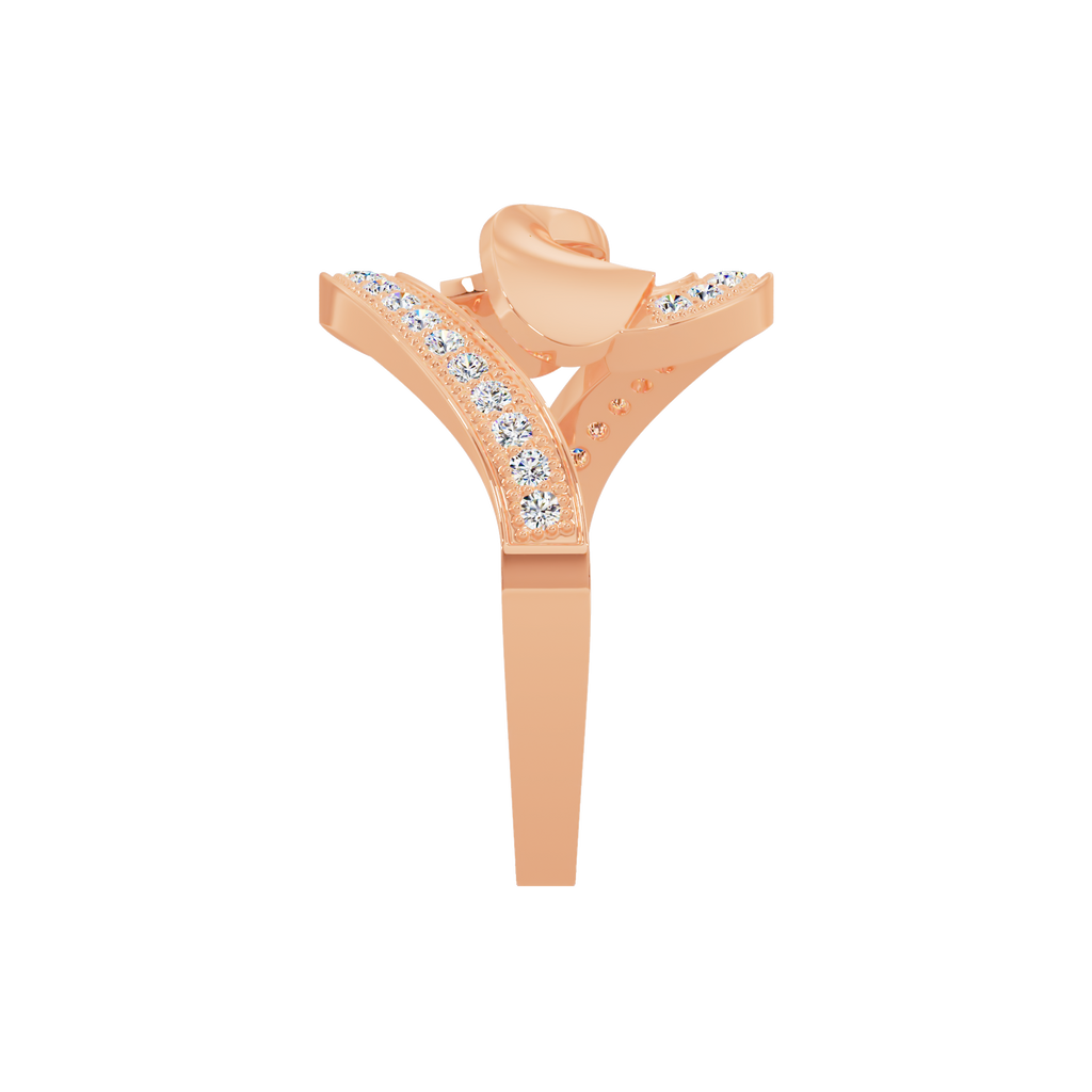 Fleur Solitaire Ring