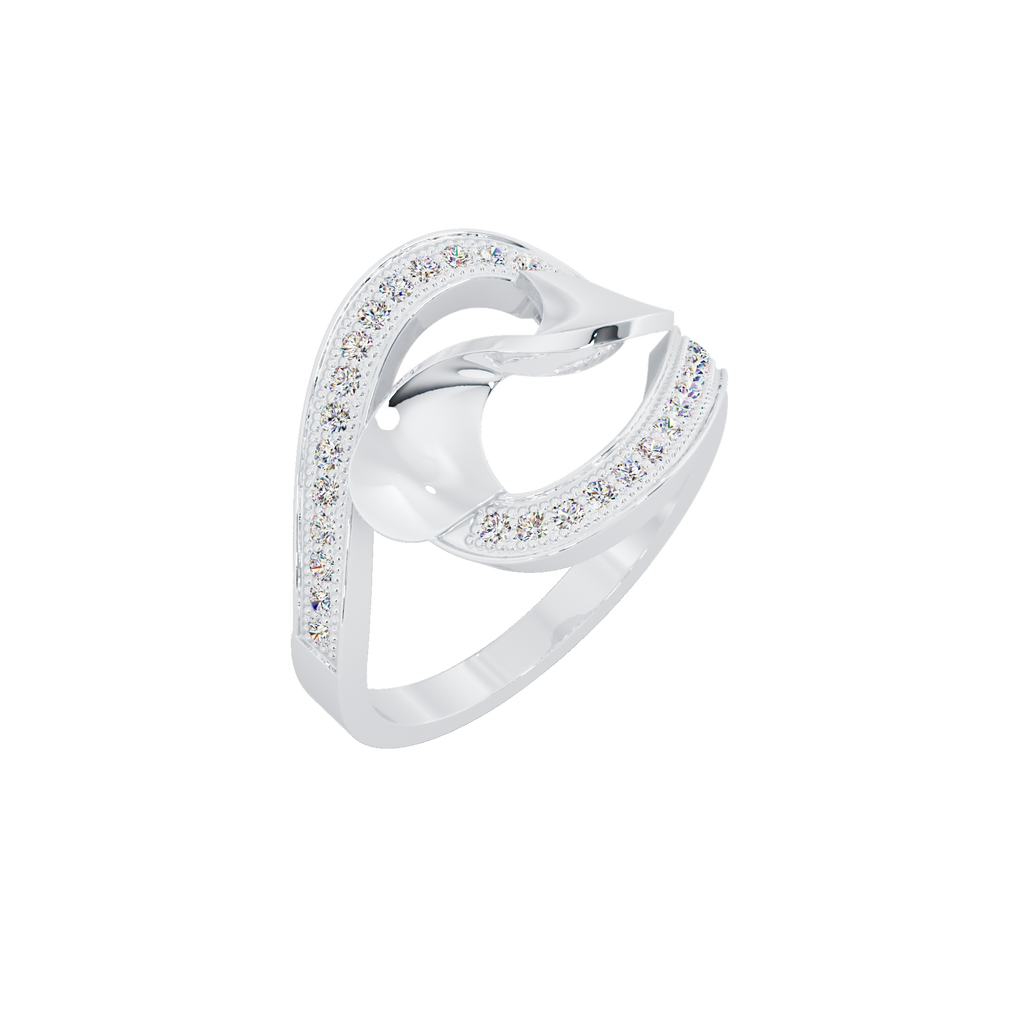 Fleur Solitaire Ring