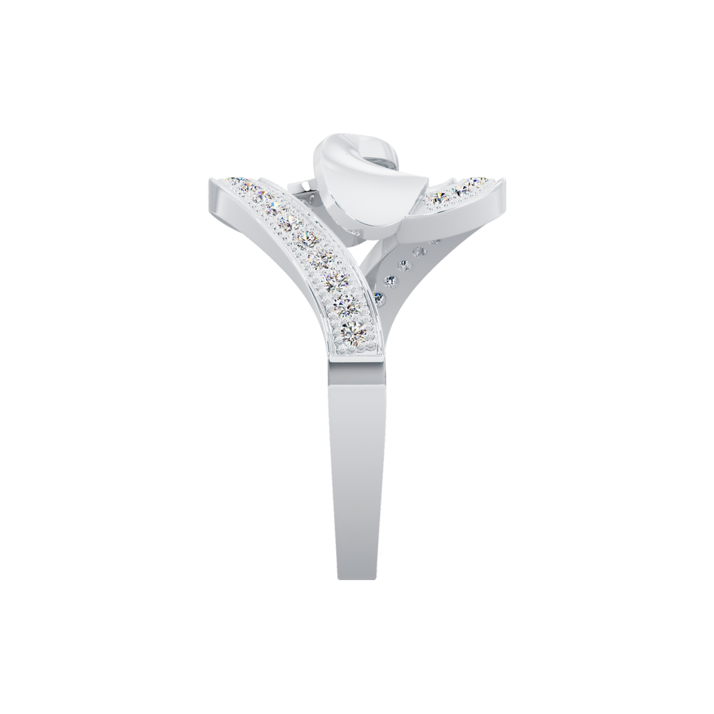 Fleur Solitaire Ring
