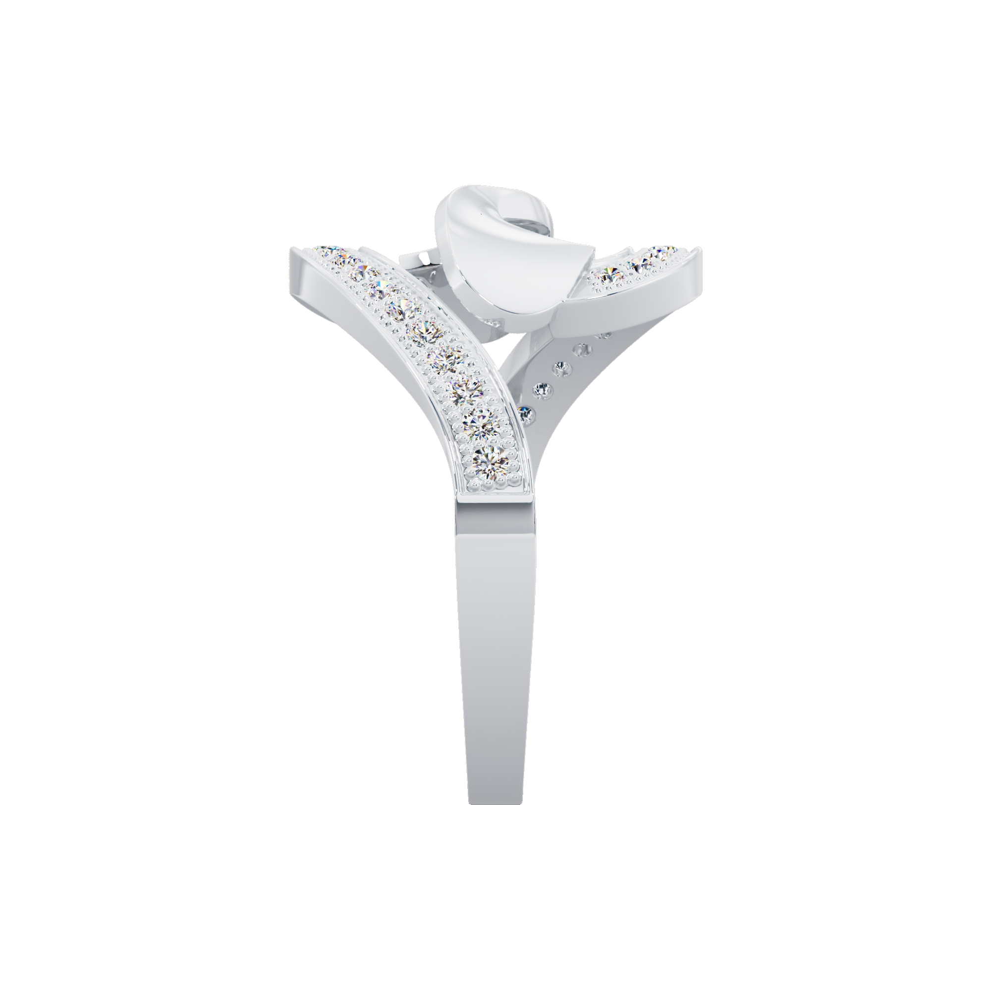Fleur Solitaire Ring