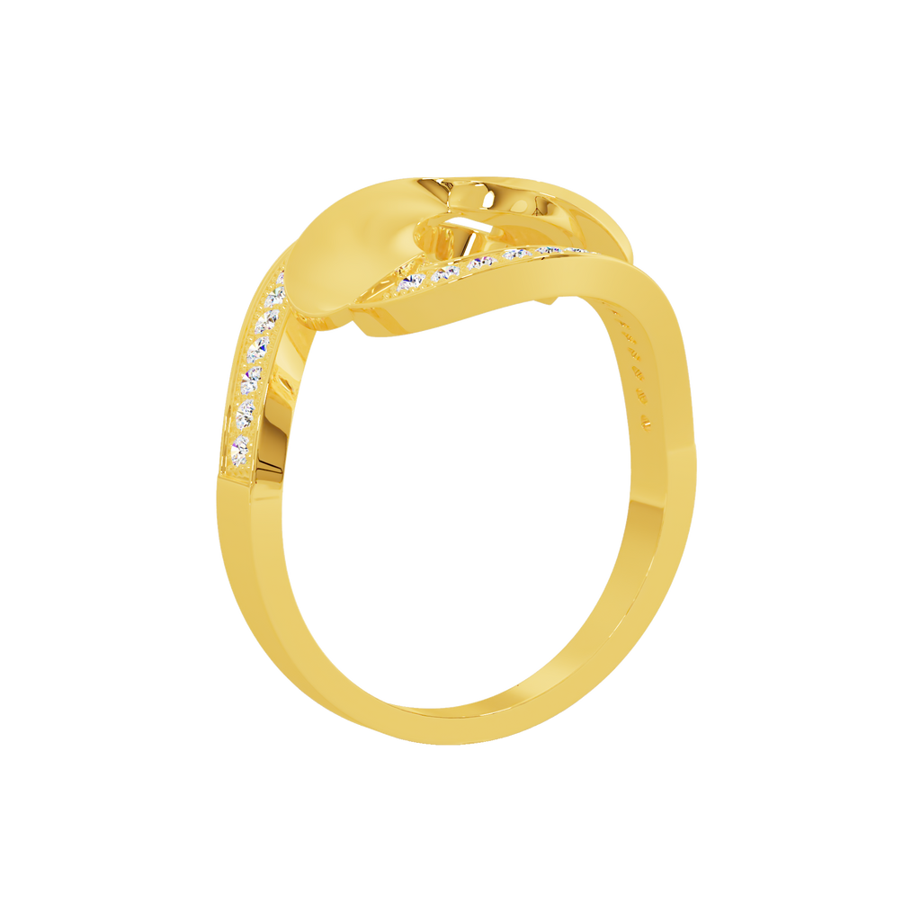 Fleur Solitaire Ring