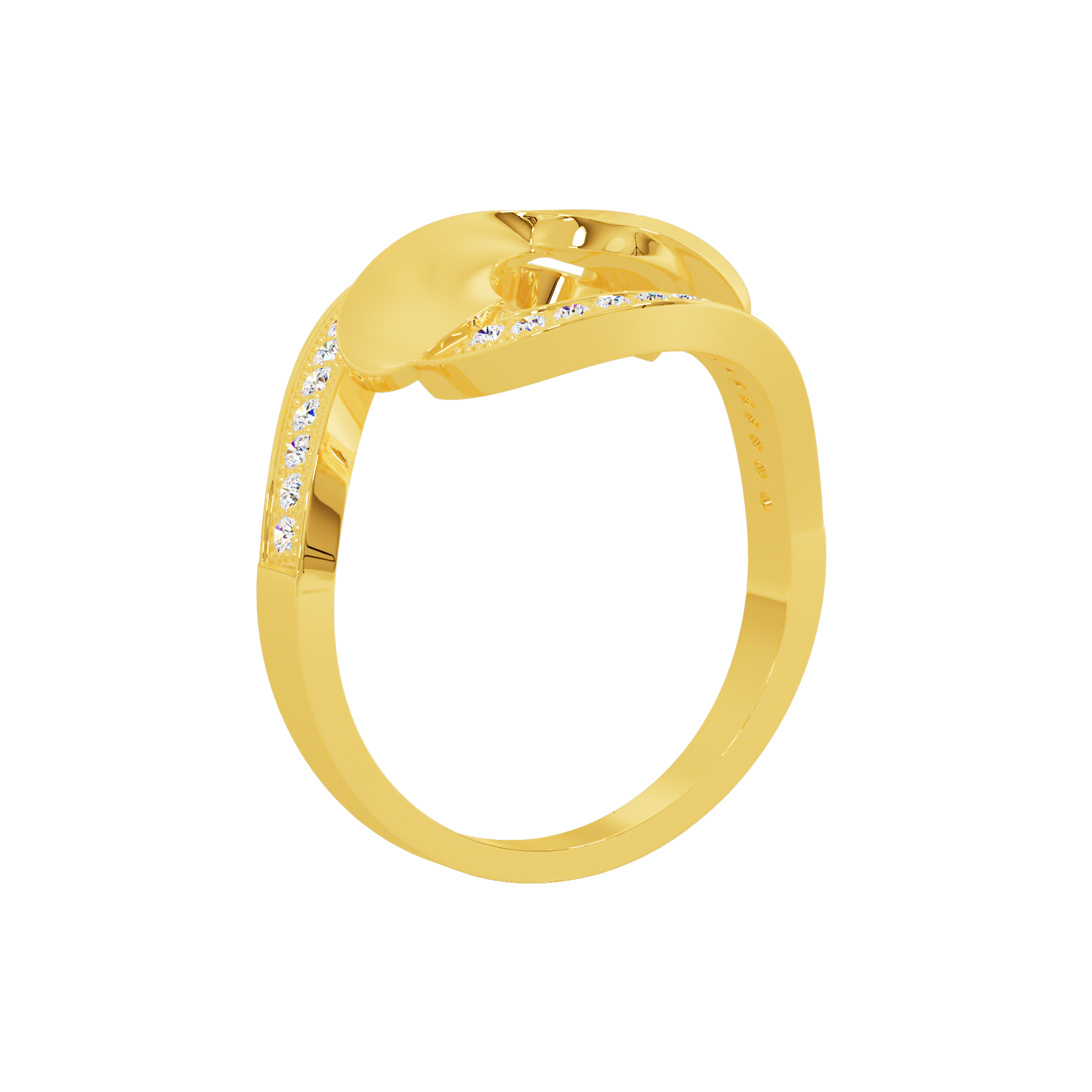 Fleur Solitaire Ring
