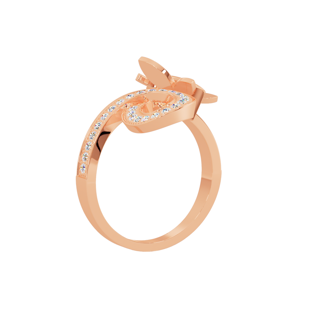 Gardenia Stack Ring