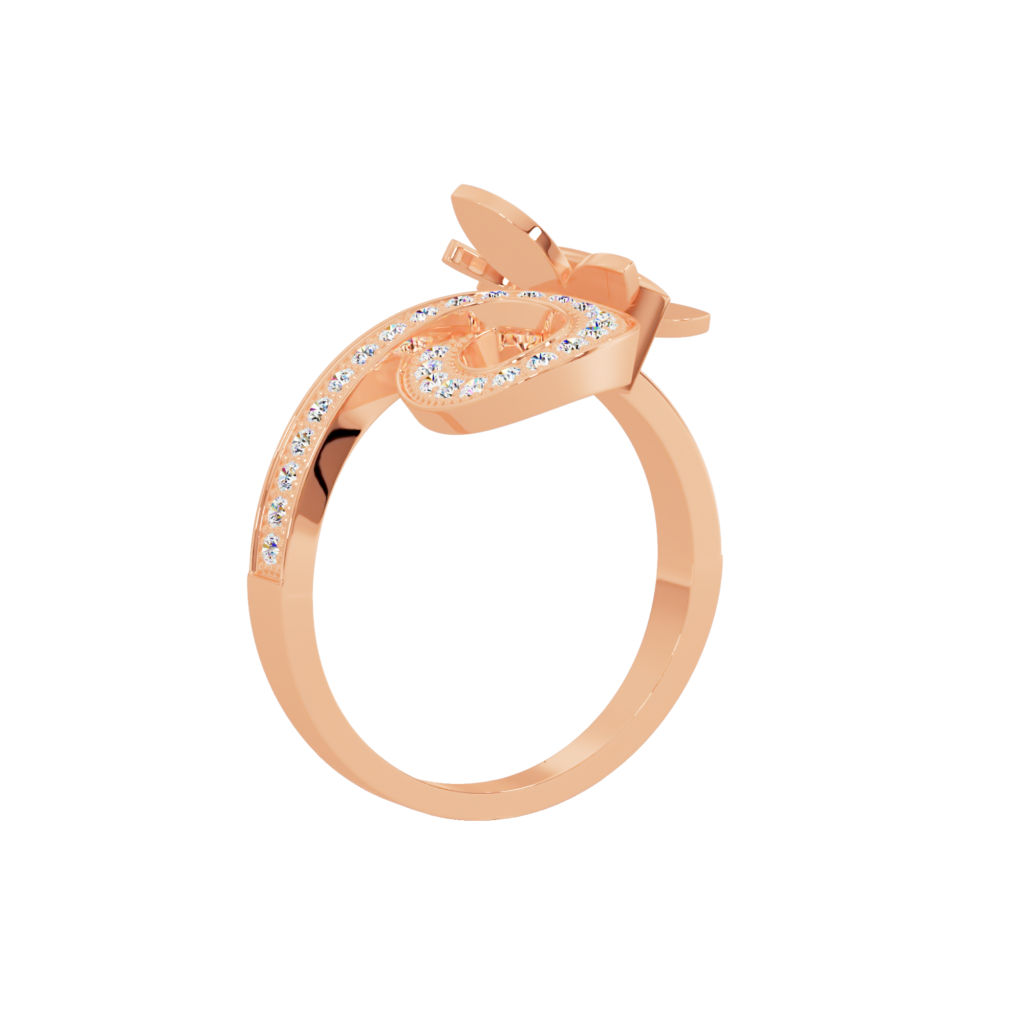 Gardenia Stack Ring