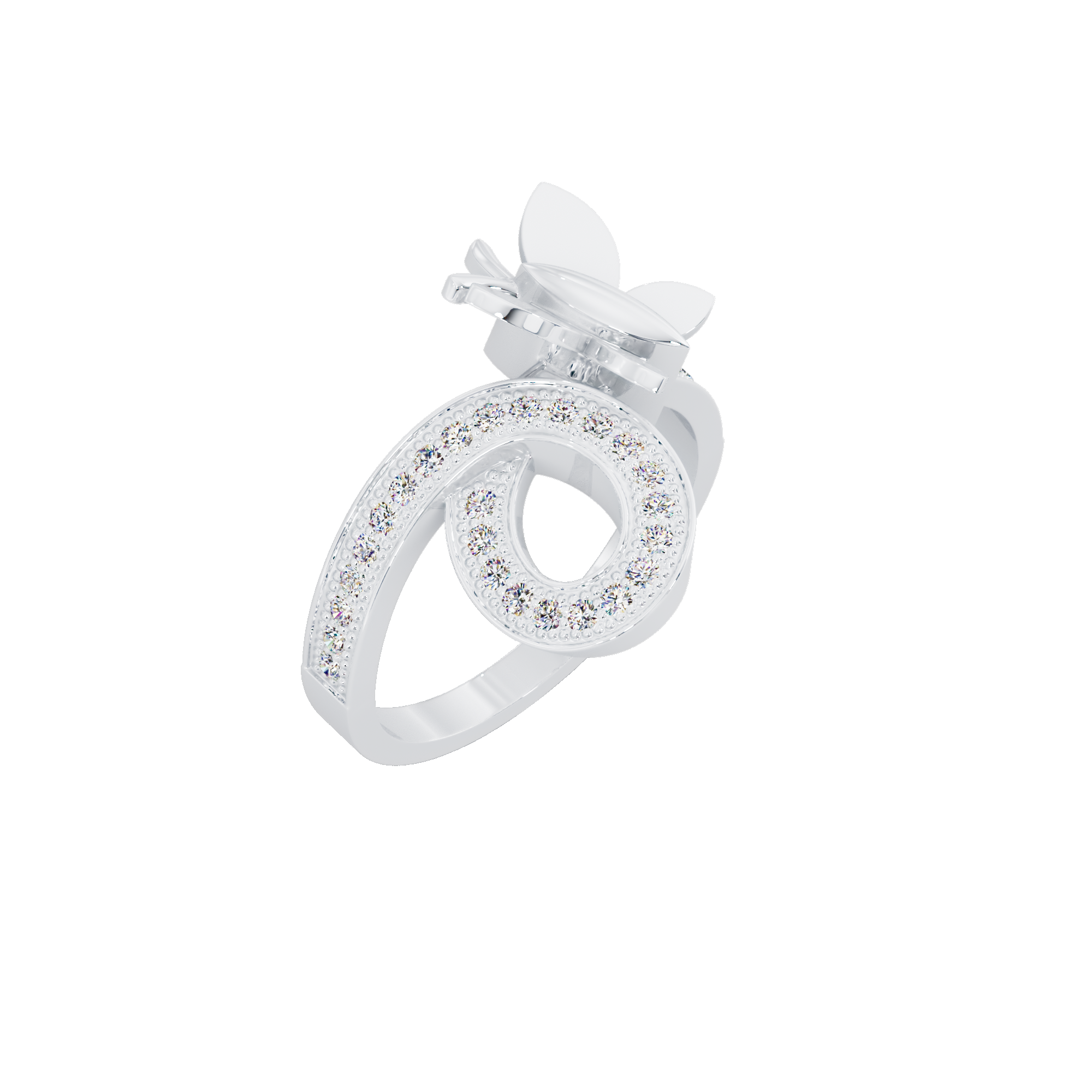 Gardenia Stack Ring