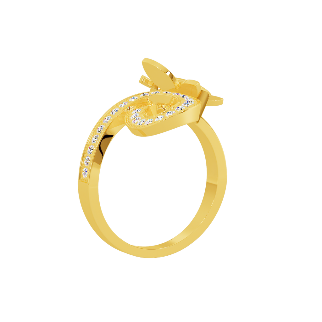 Gardenia Stack Ring