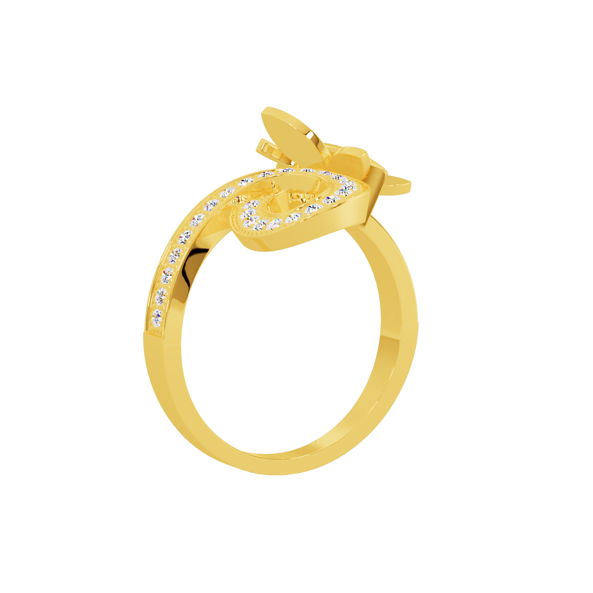Gardenia Stack Ring