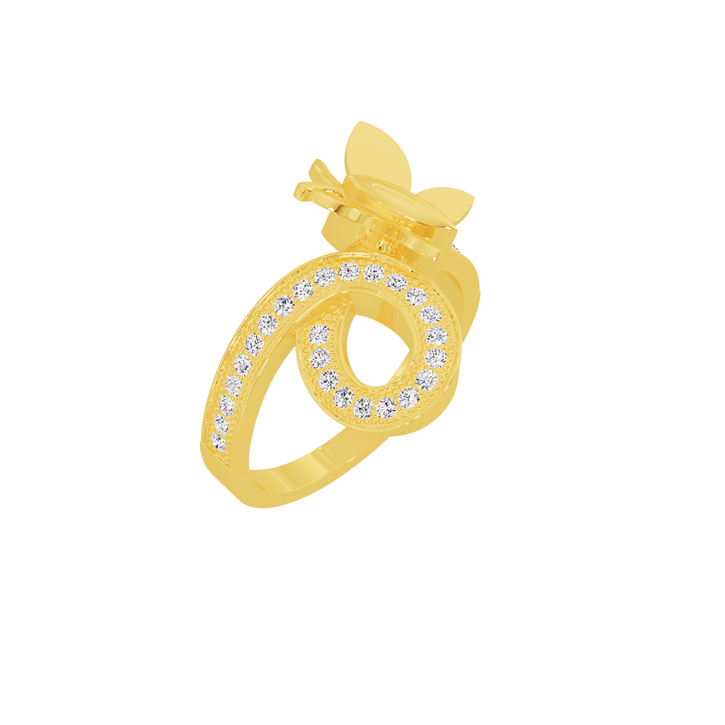 Gardenia Stack Ring