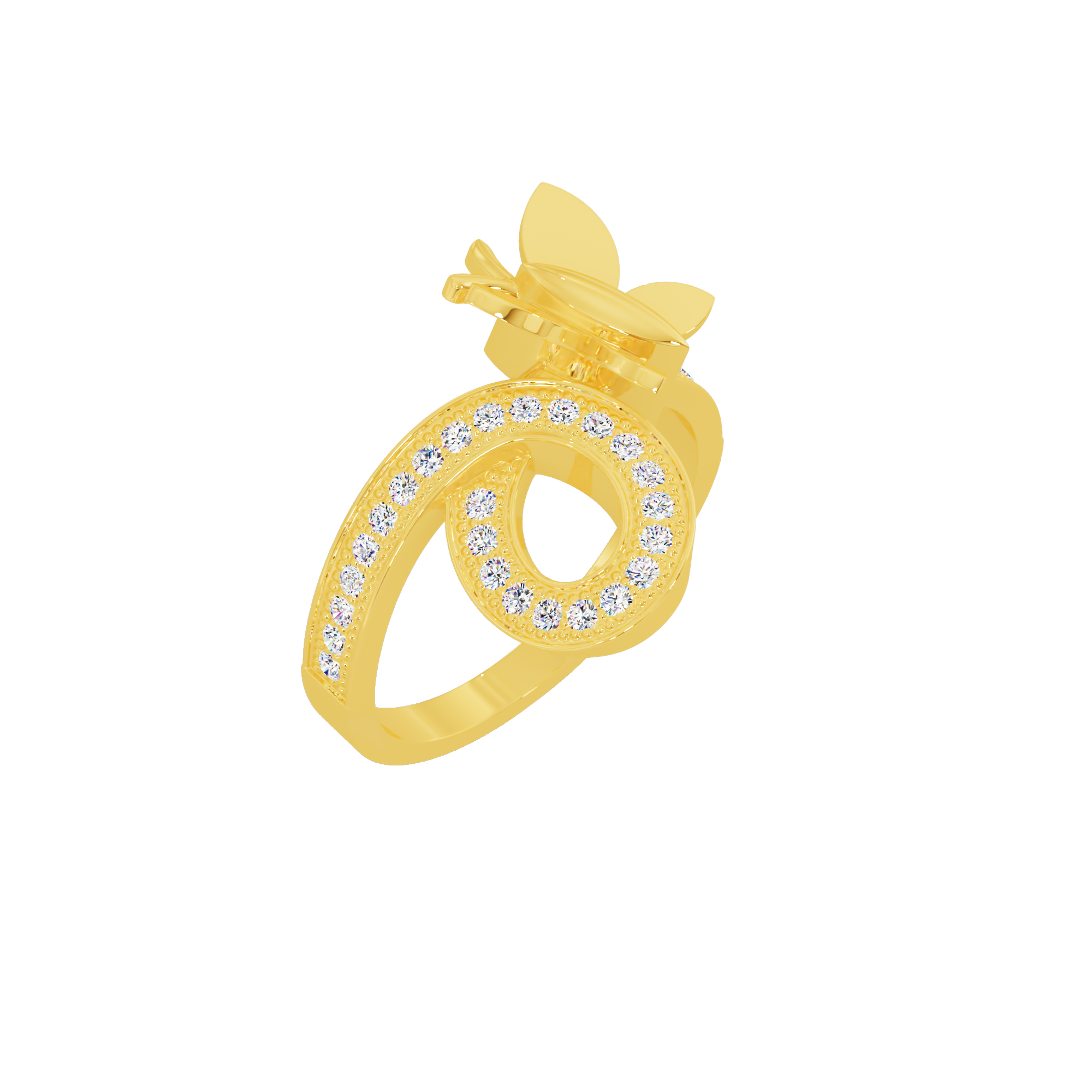 Gardenia Stack Ring