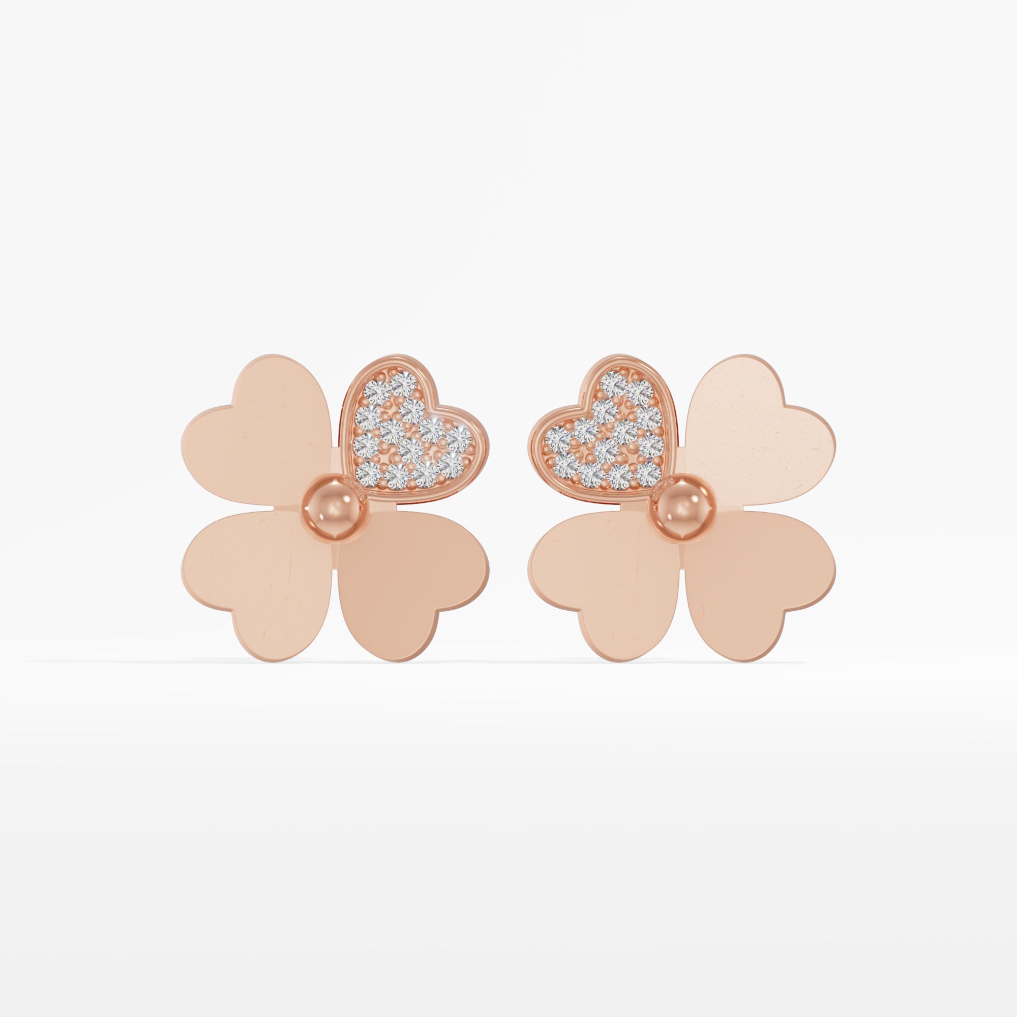 Rose Sheen Earrings