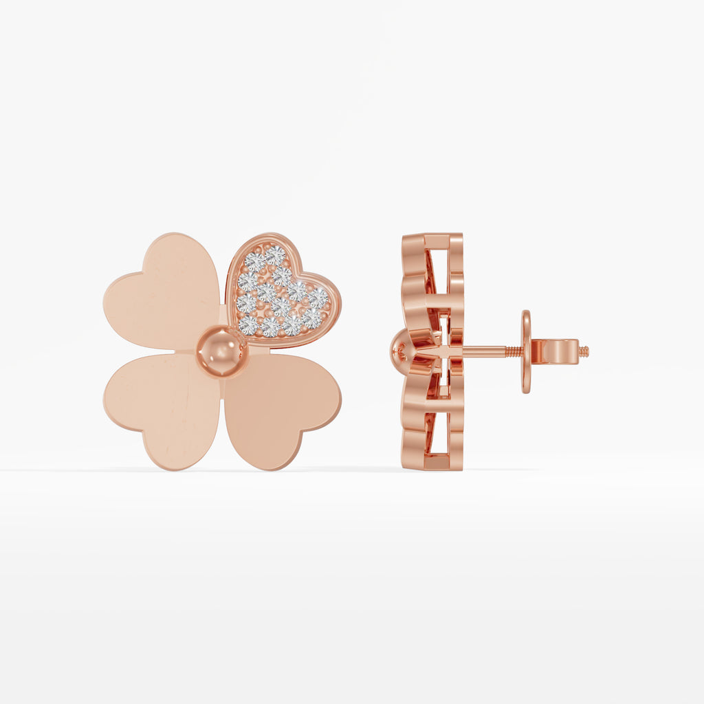 Rose Sheen Earrings