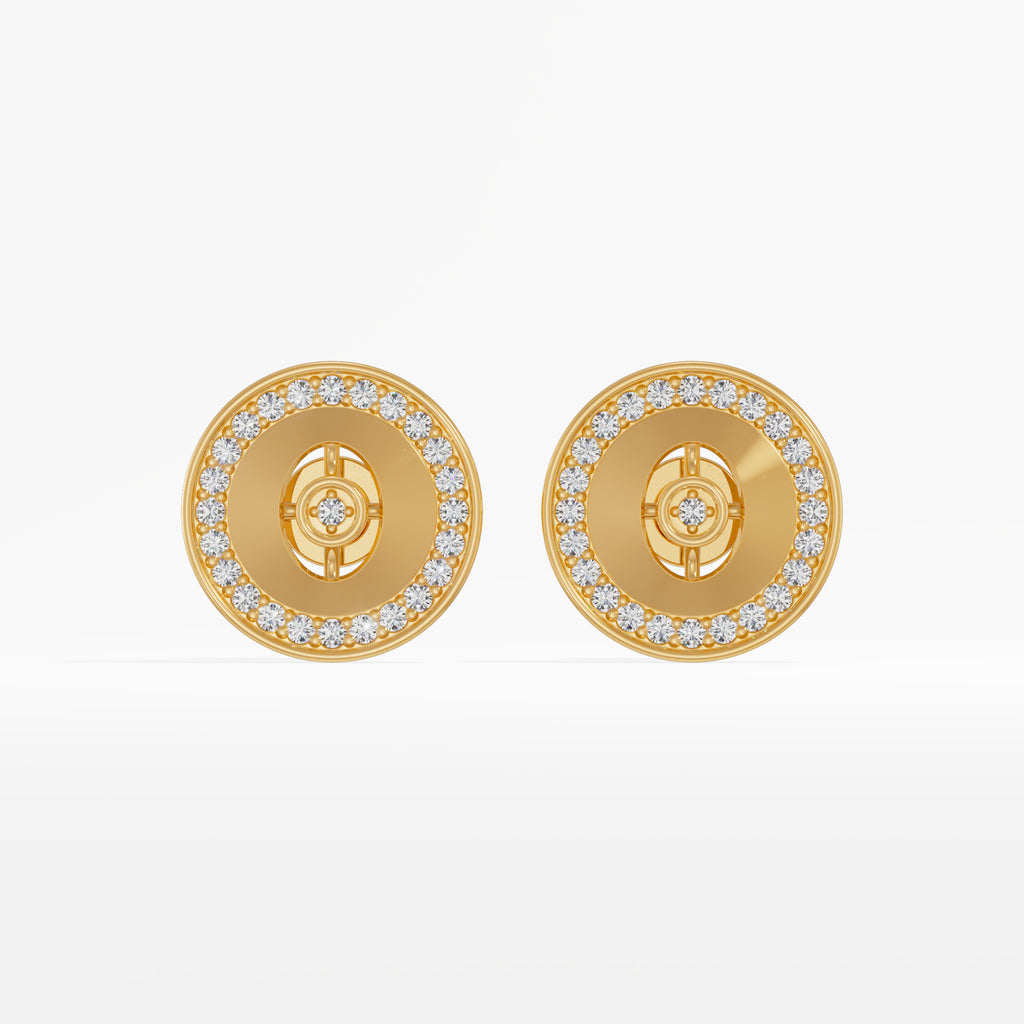 Golden Contour Earrings