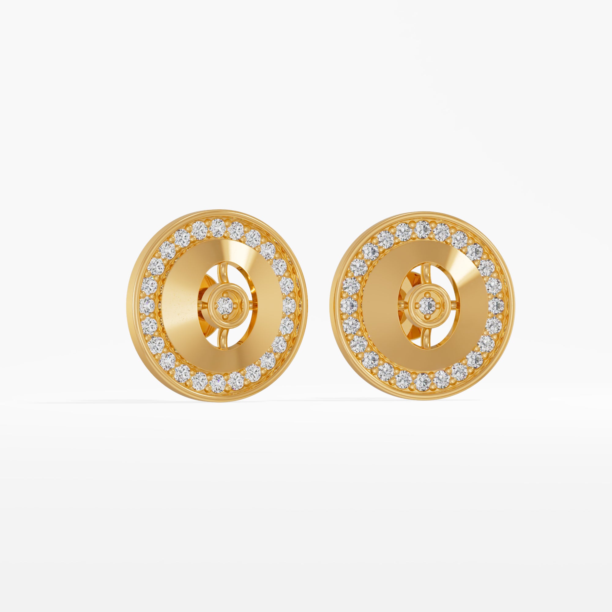 Golden Contour Earrings