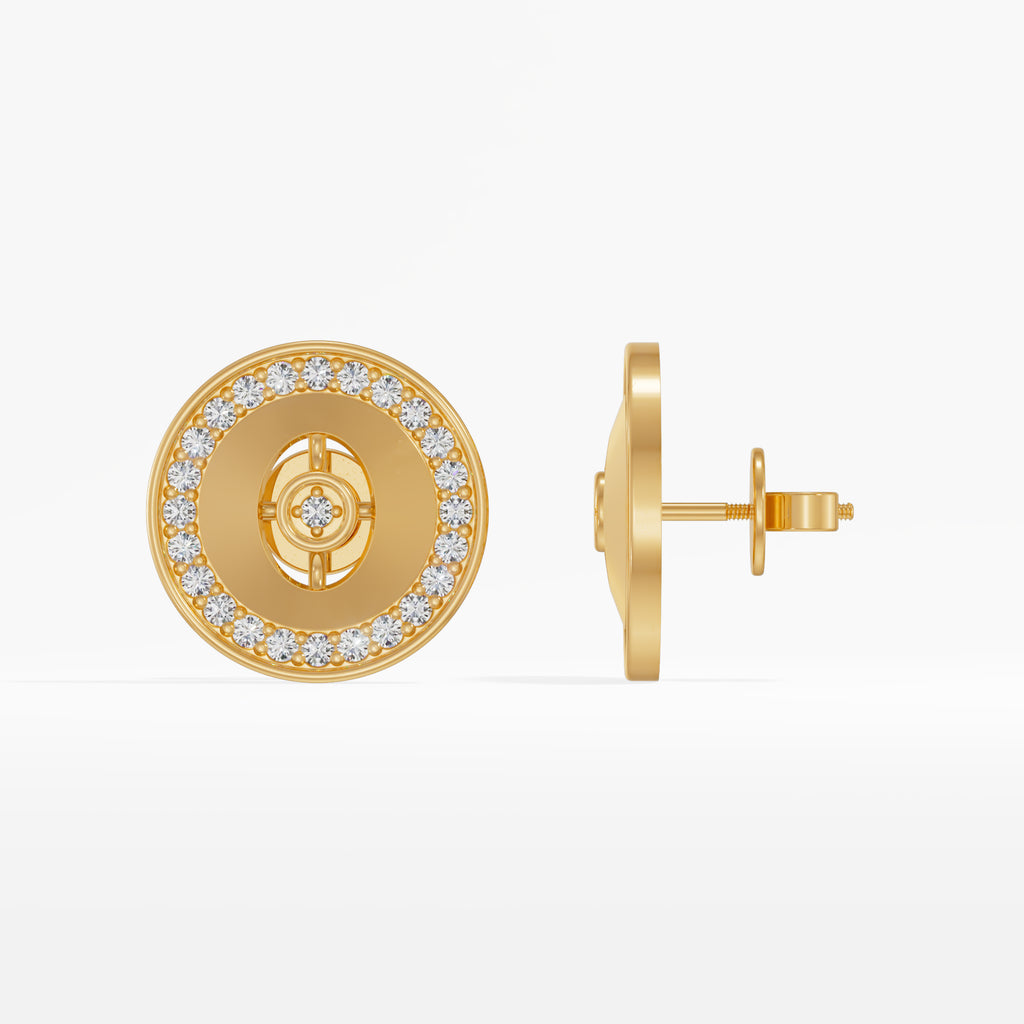 Golden Contour Earrings