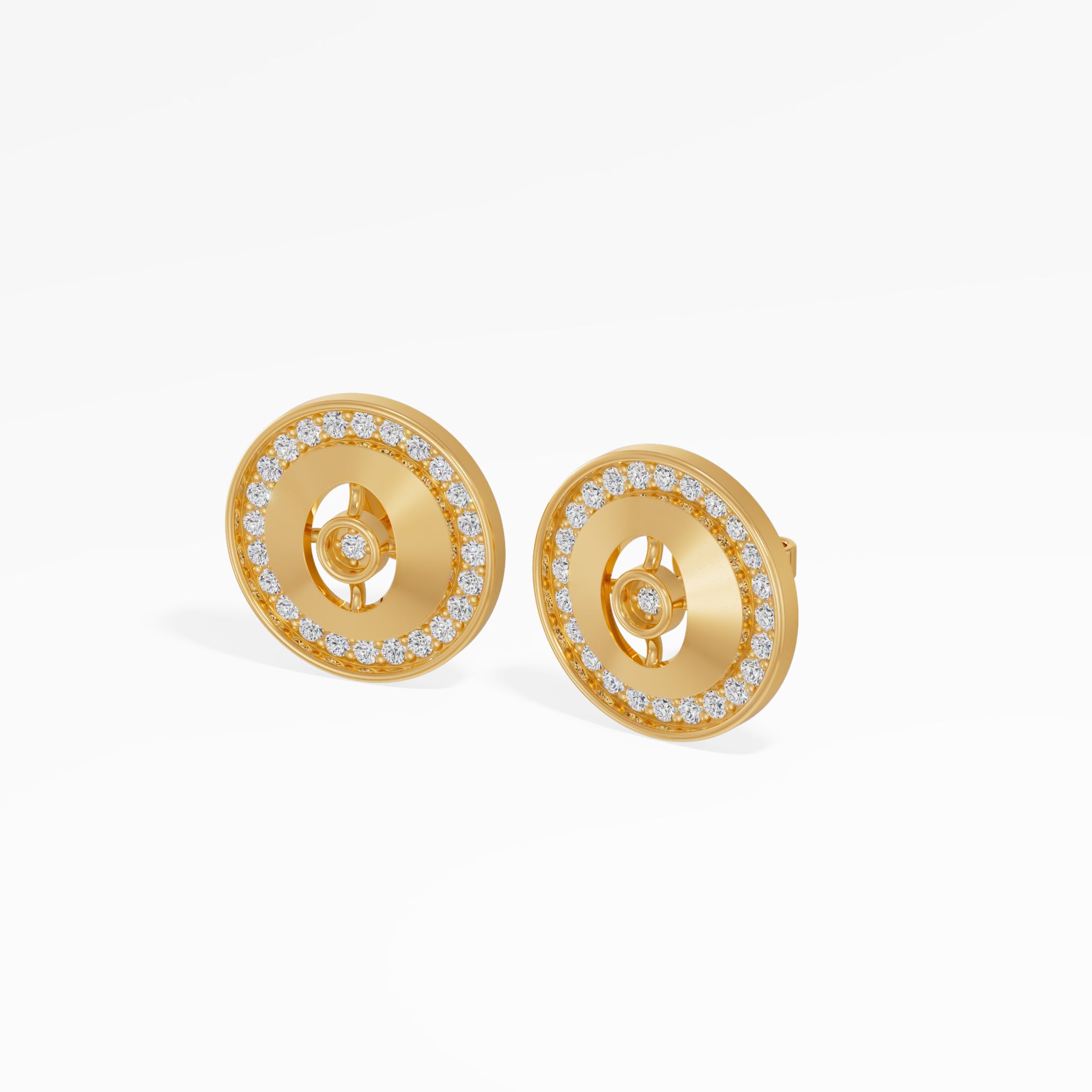 Golden Contour Earrings