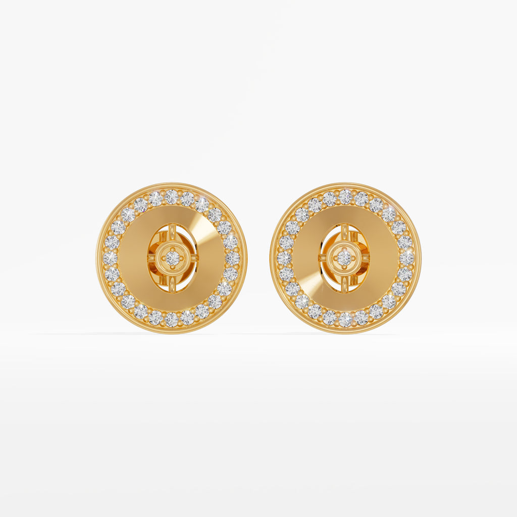 Golden Contour Earrings