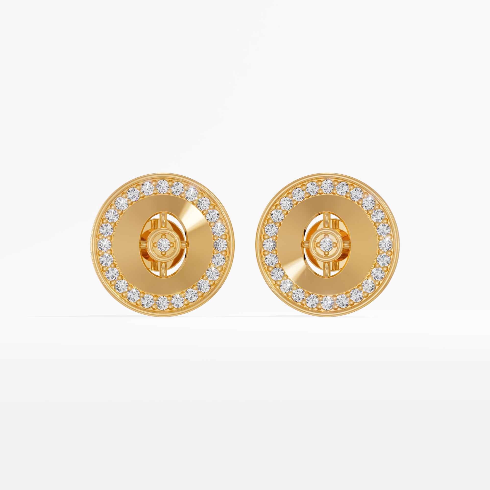 Golden Contour Earrings