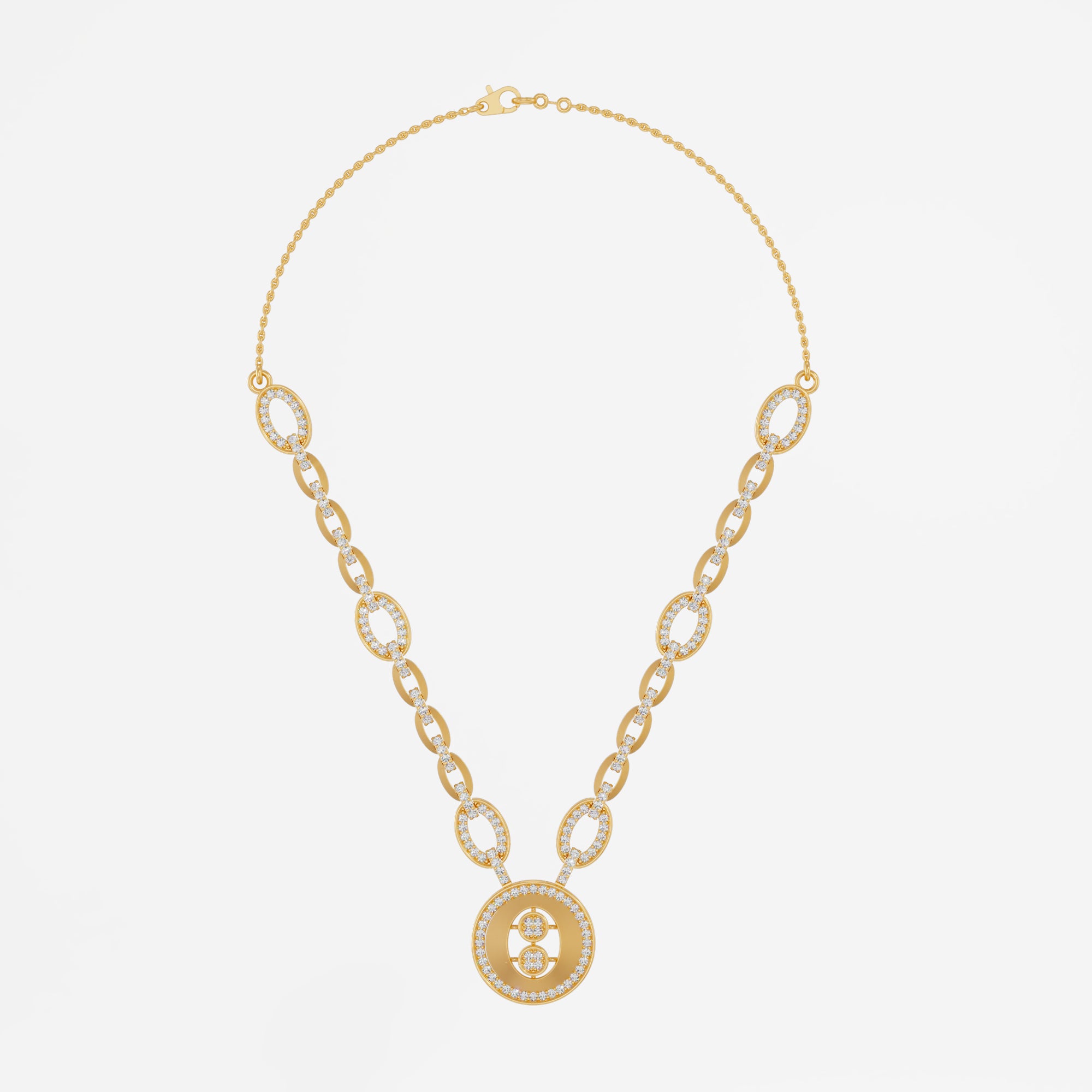 Golden Contour Necklace