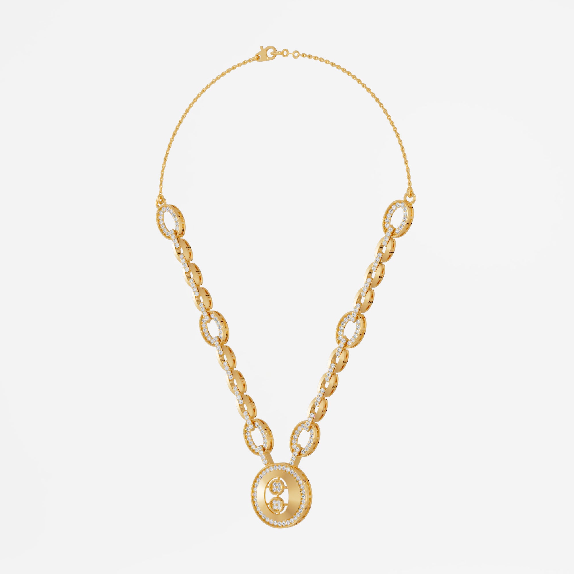 Golden Contour Necklace